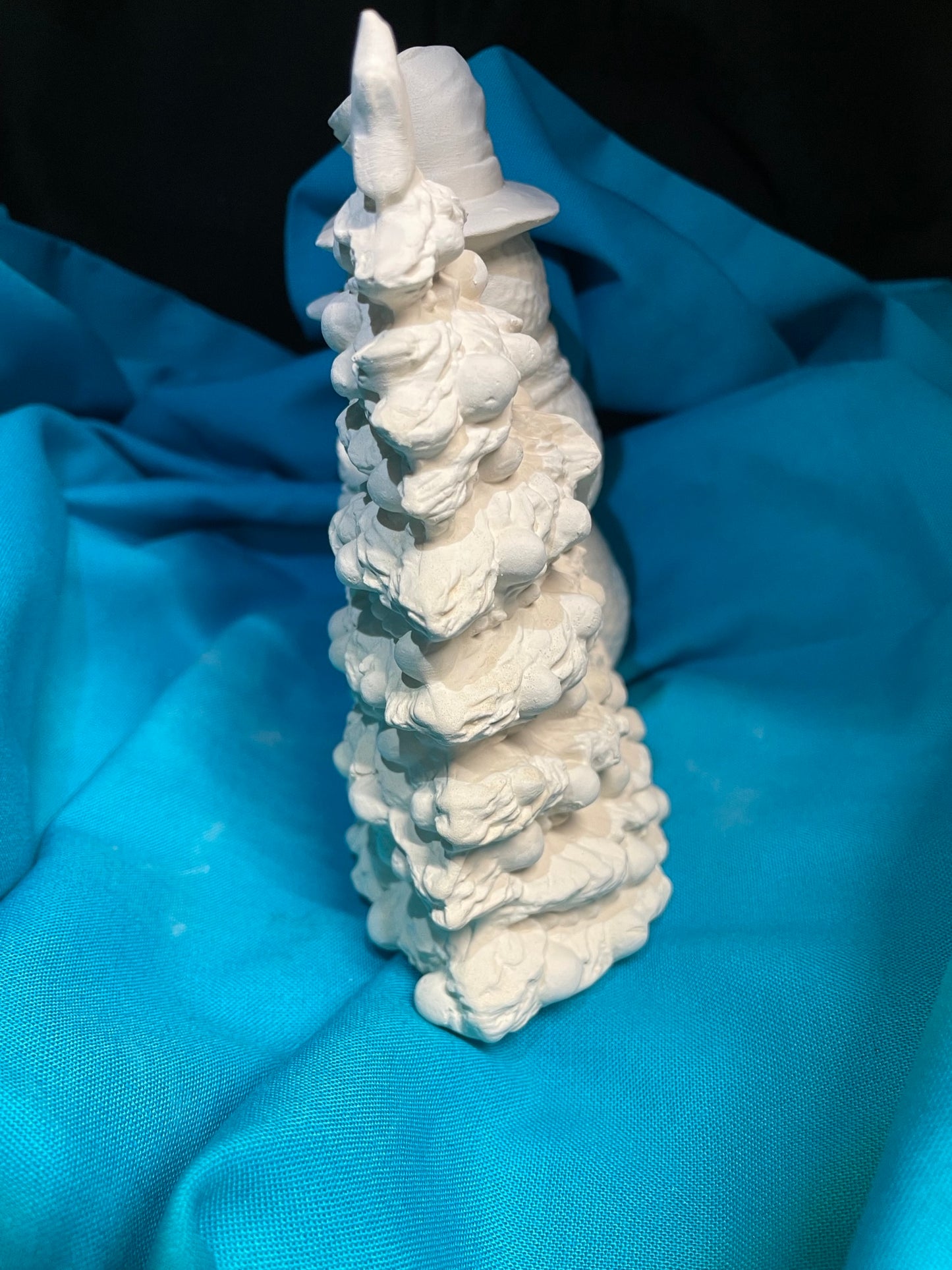 Snowman & Christmas Tree Ceramic Bisque
