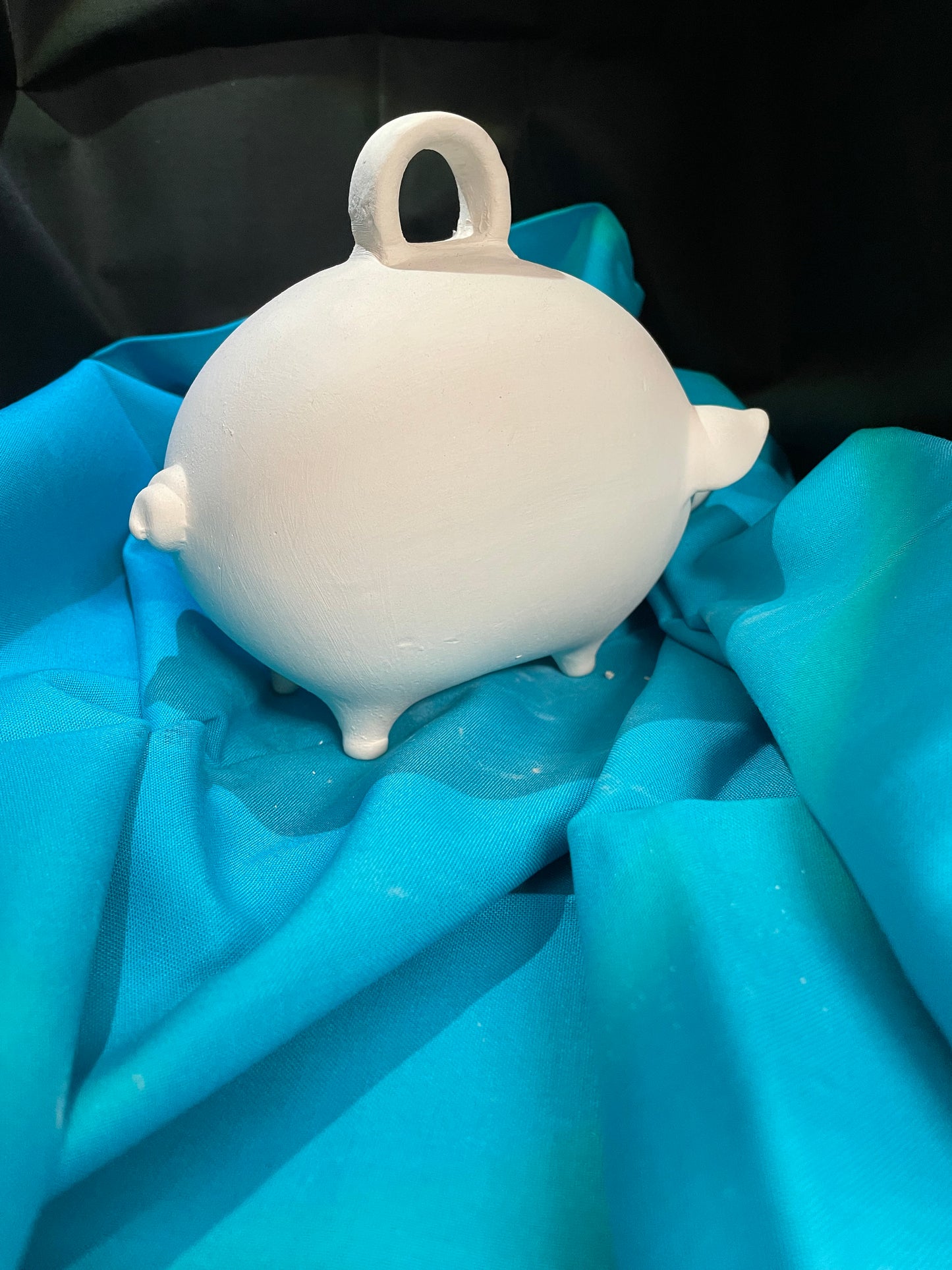Pig Piggy Bank Ceramic Bisque