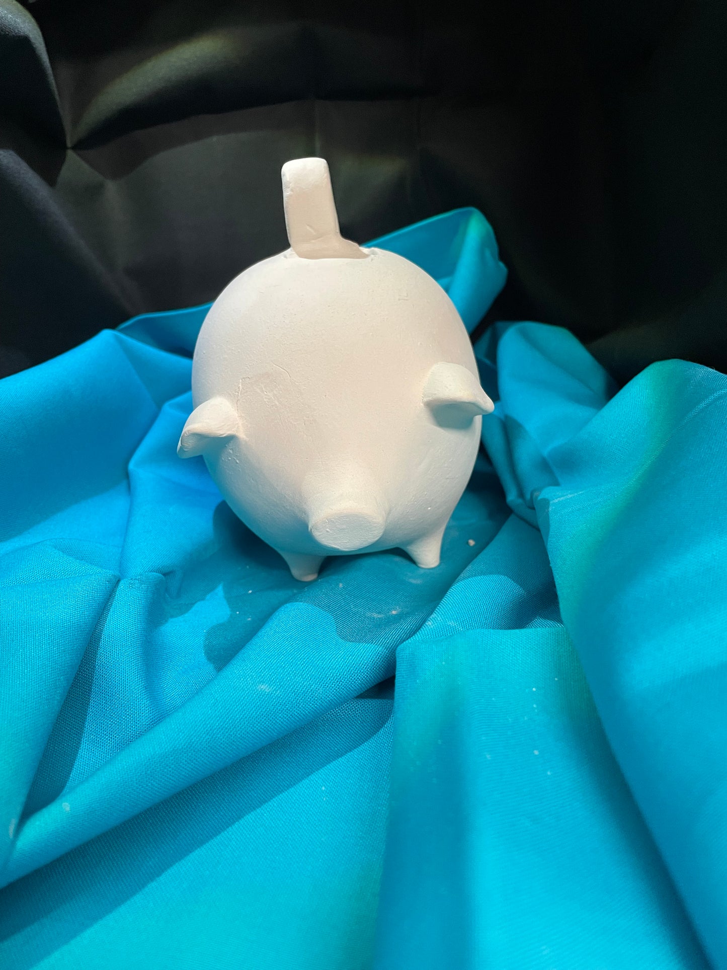 Pig Piggy Bank Ceramic Bisque