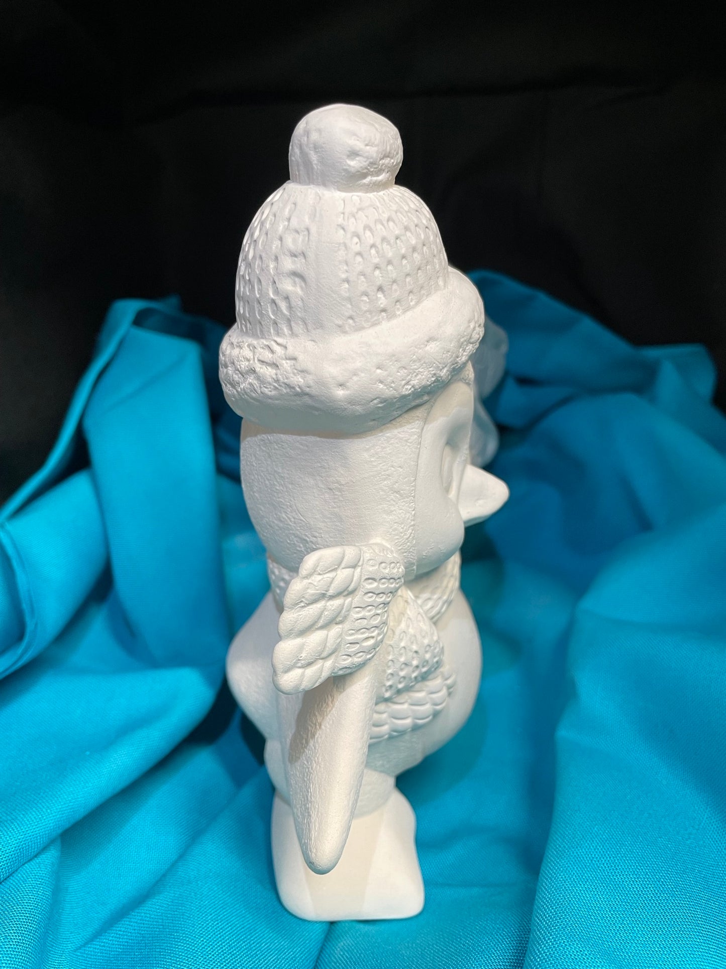 Happy Holidays Penguin Ceramic Bisque