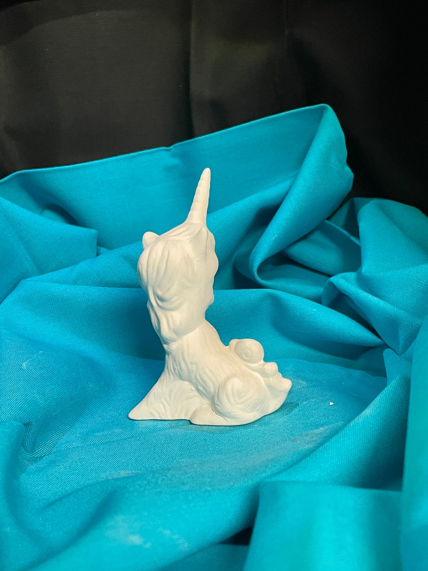 Sitting Unicorn Ceramic Bisque