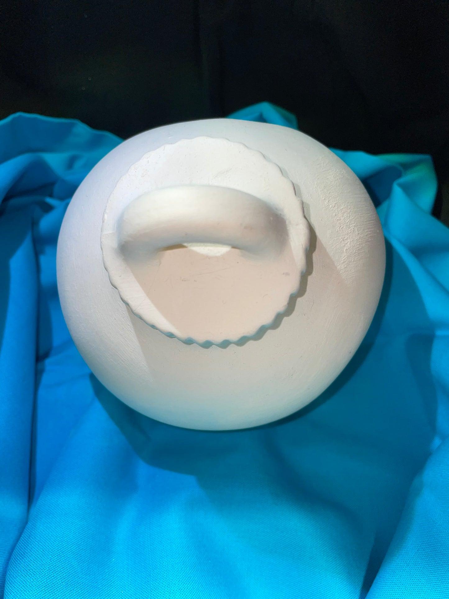 Snowball Ornament Ceramic Bisque