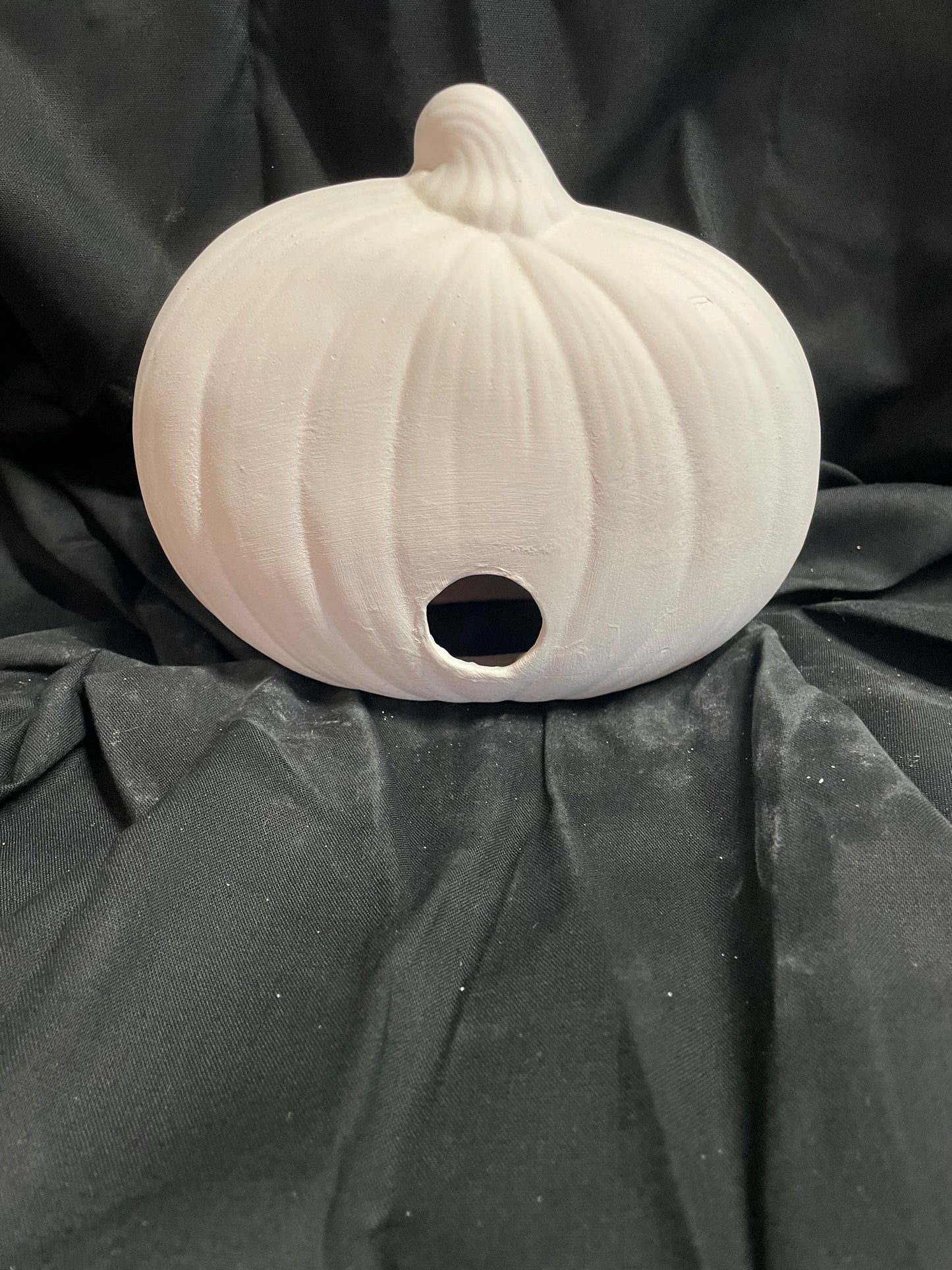 Shelf Sitter Pumpkin Ceramic Bisque
