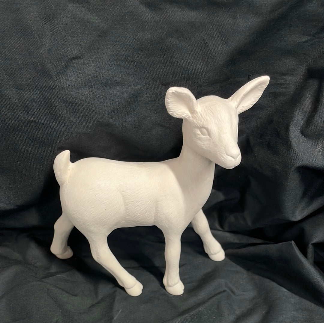 Standing Deer Ceramic Bisque