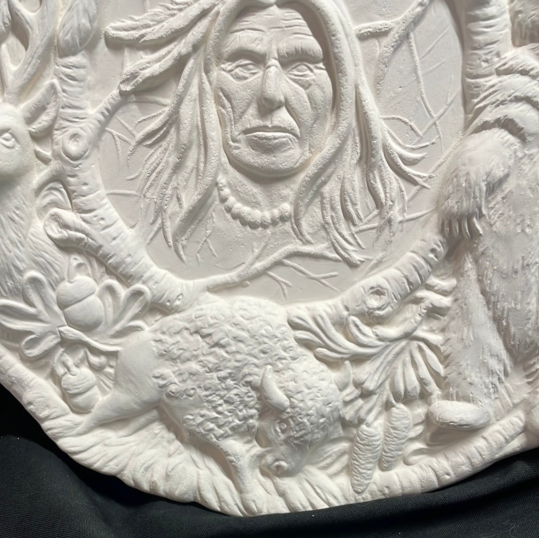 Spirit Circle Ceramic Bisque