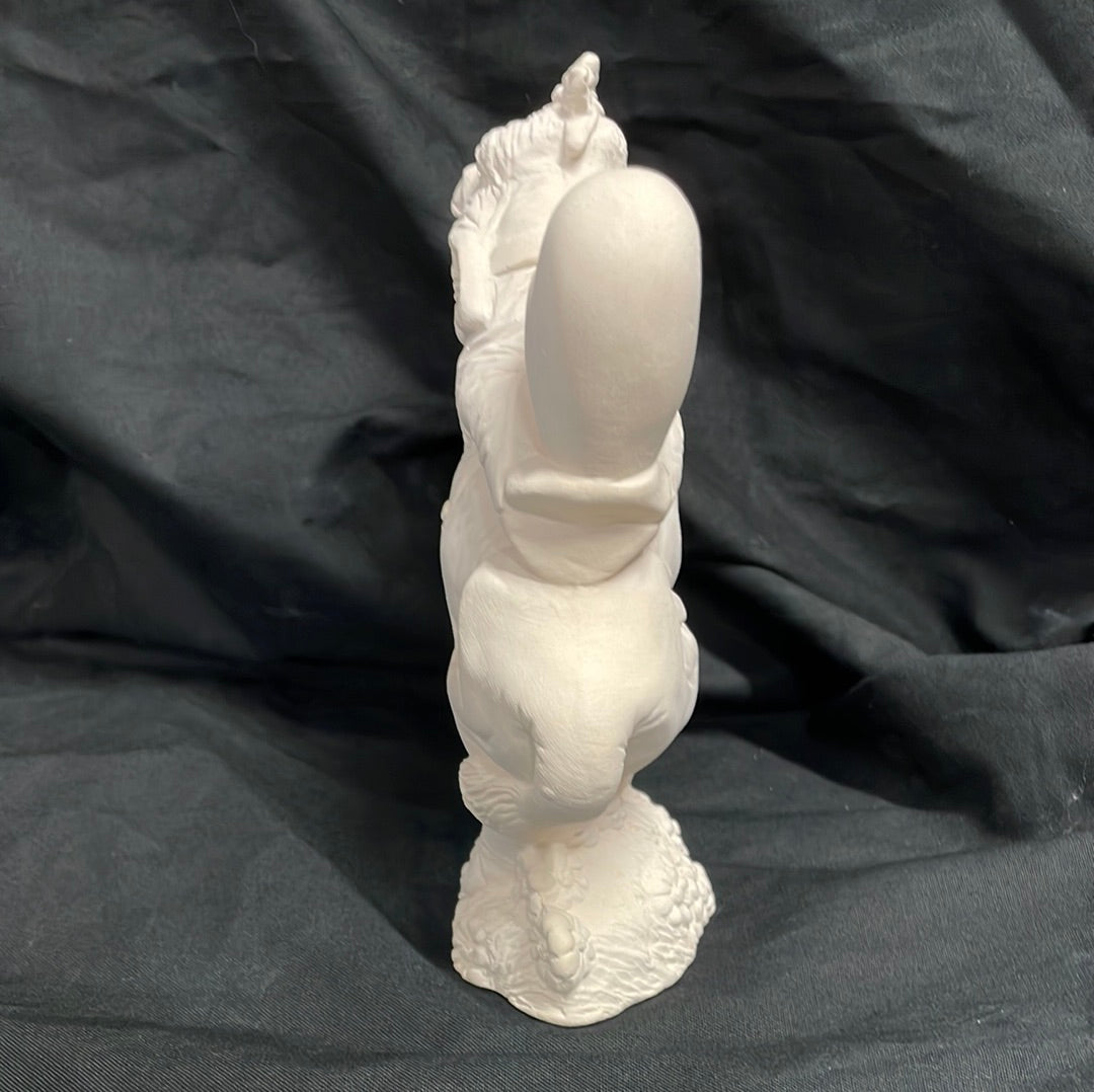 Standing KISSING Cows,,Holding Heart Ceramic Bisque
