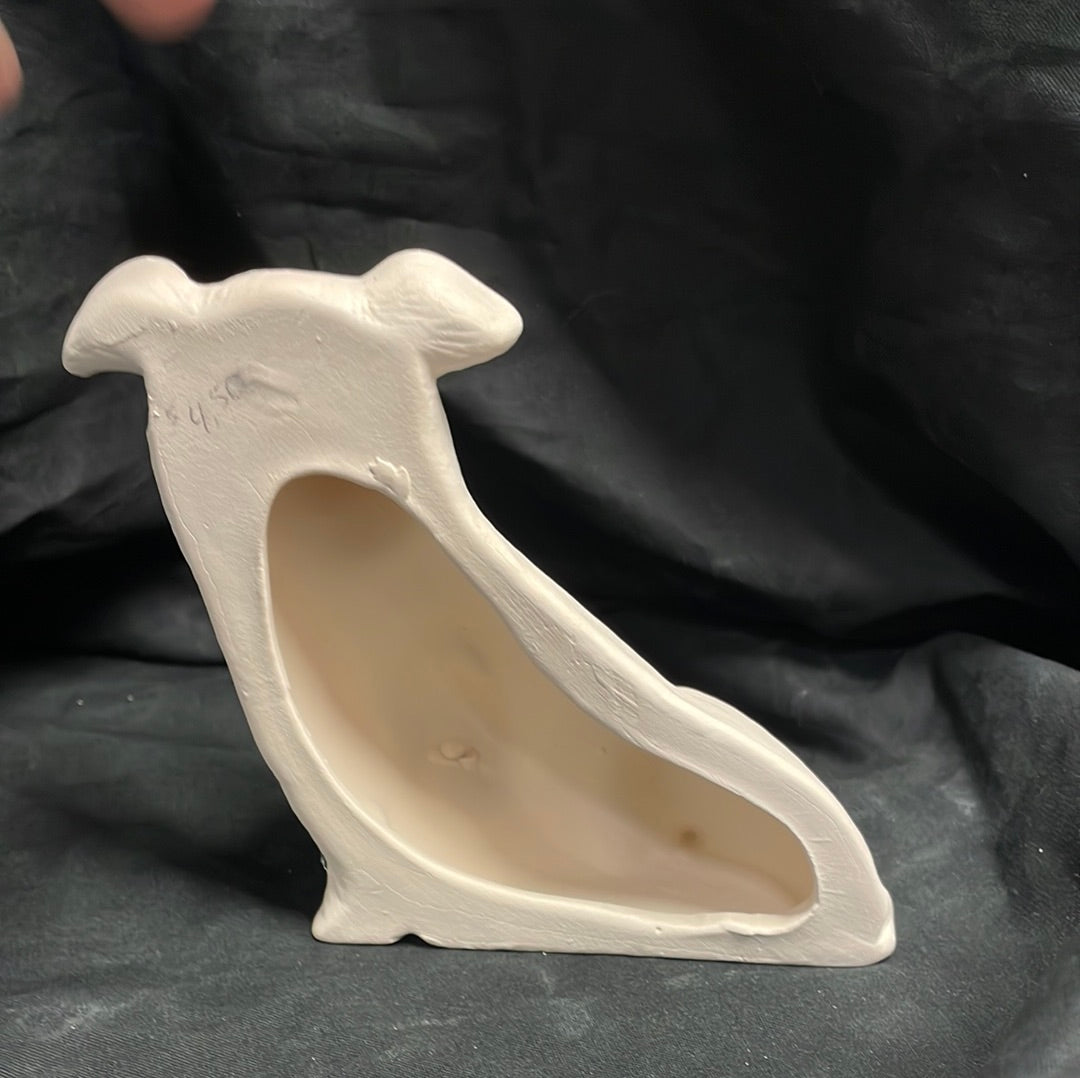Hangable Sitting Pig Ceramic Bisque