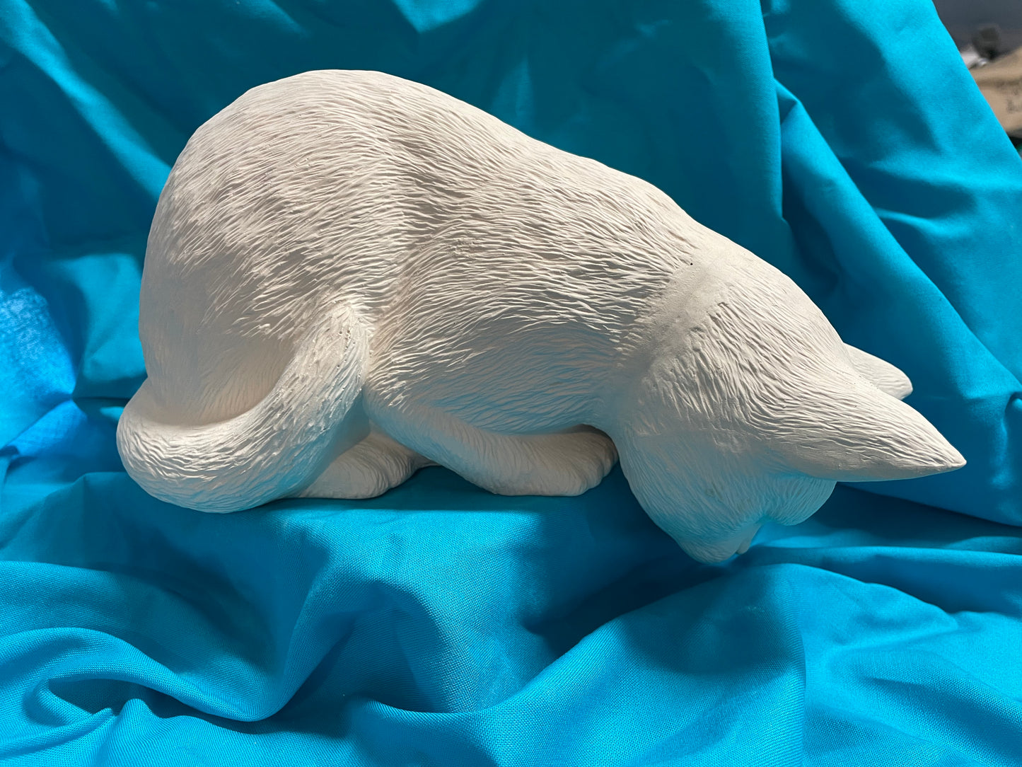 Shelf Cat Ceramic Bisque