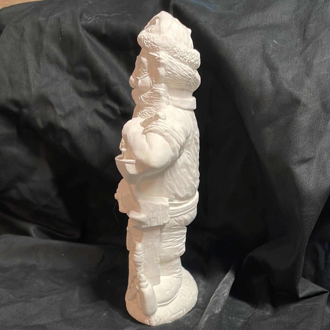 Toy Making Santa Ceramic Bisque