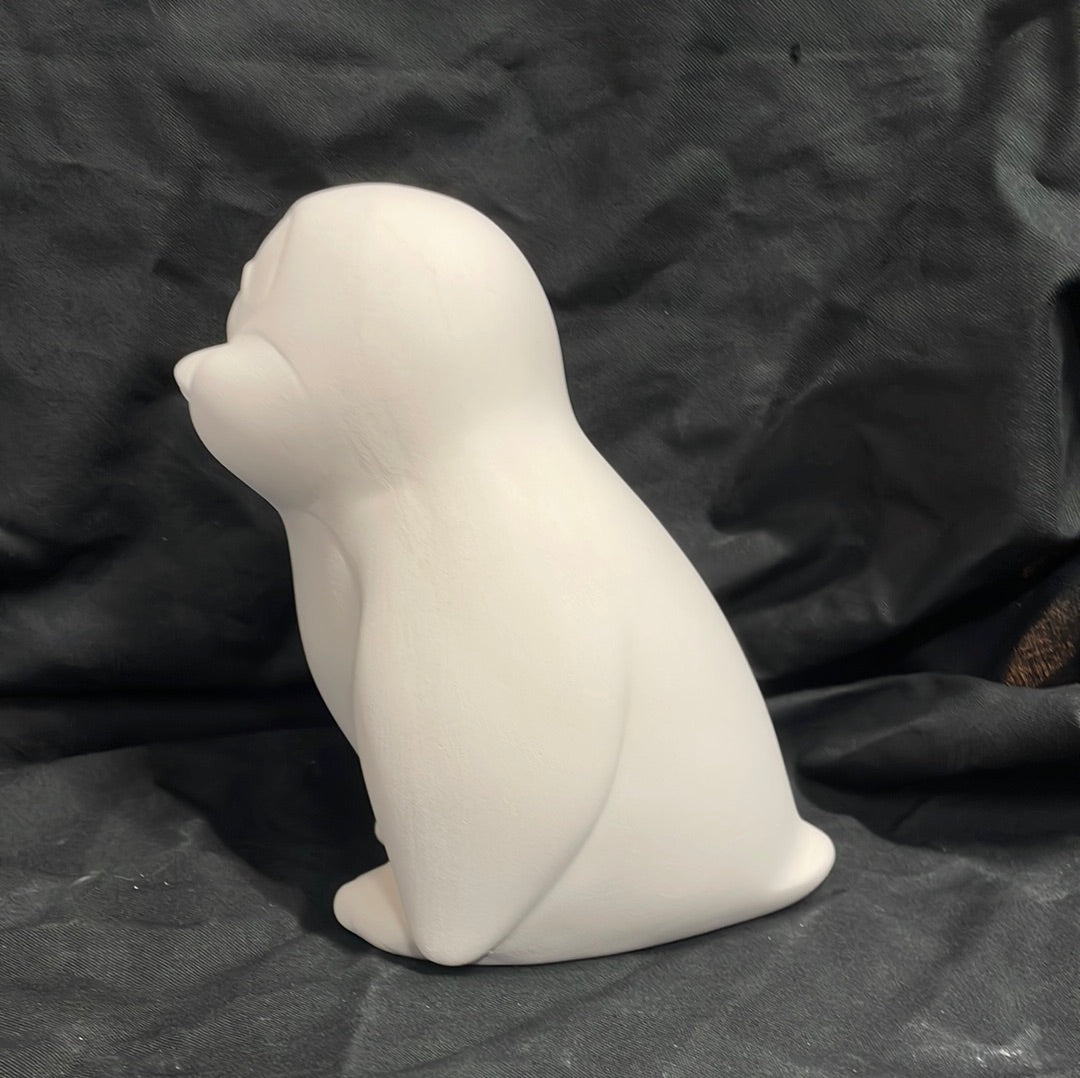 Large Penguin Ceramic Bisque
