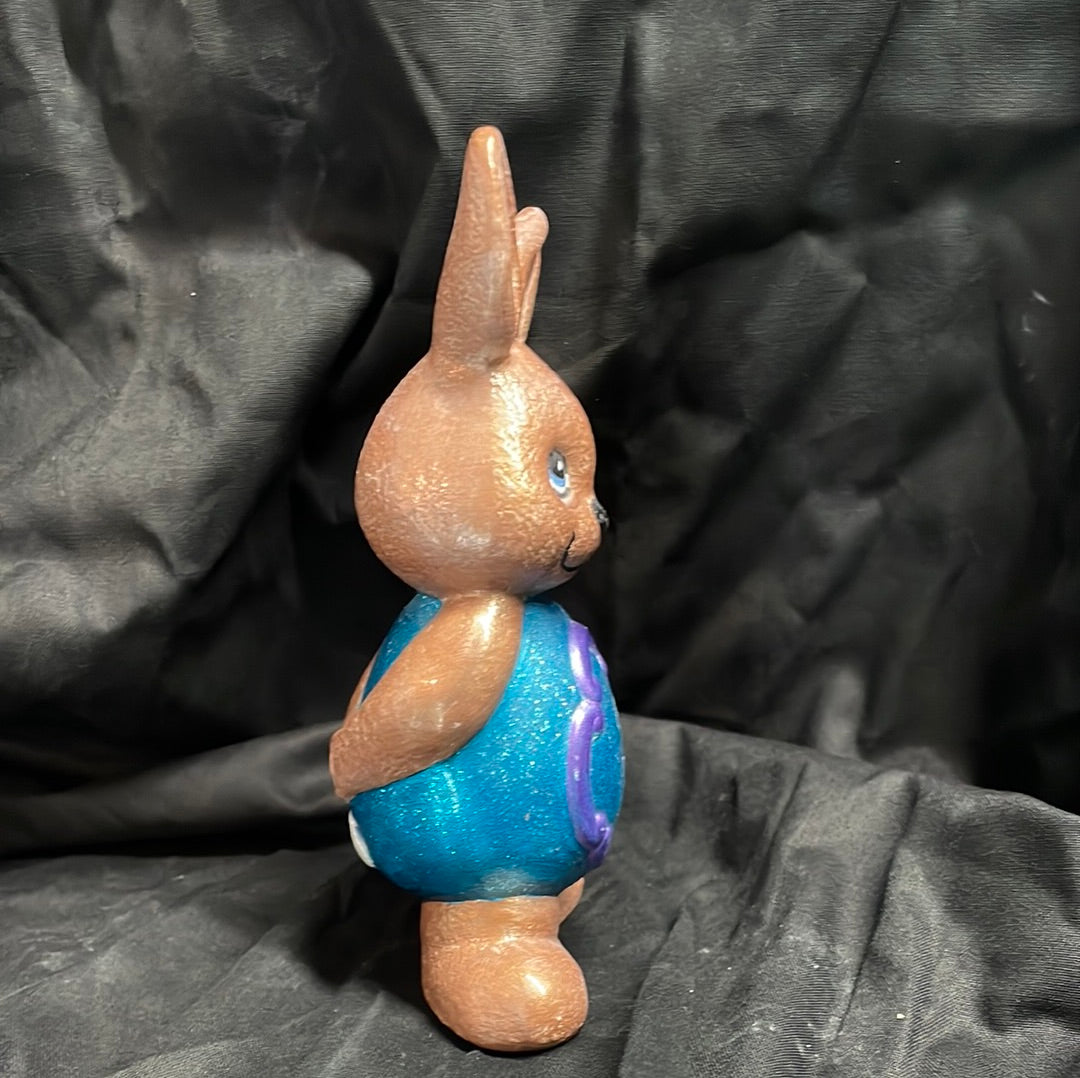 Standing Easter Egg Bunny Painted and Finished