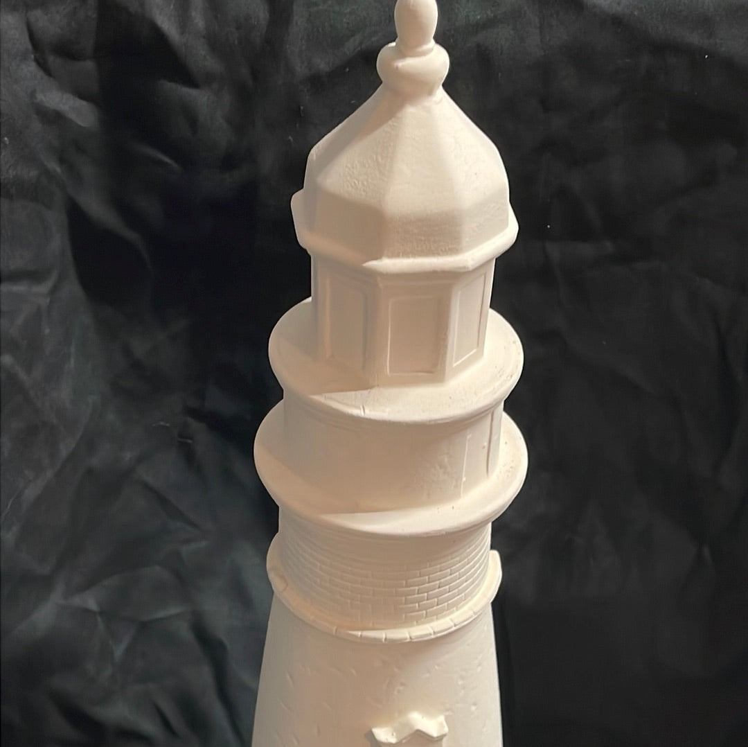 Marblehead LightHouse Ceramic Bisque