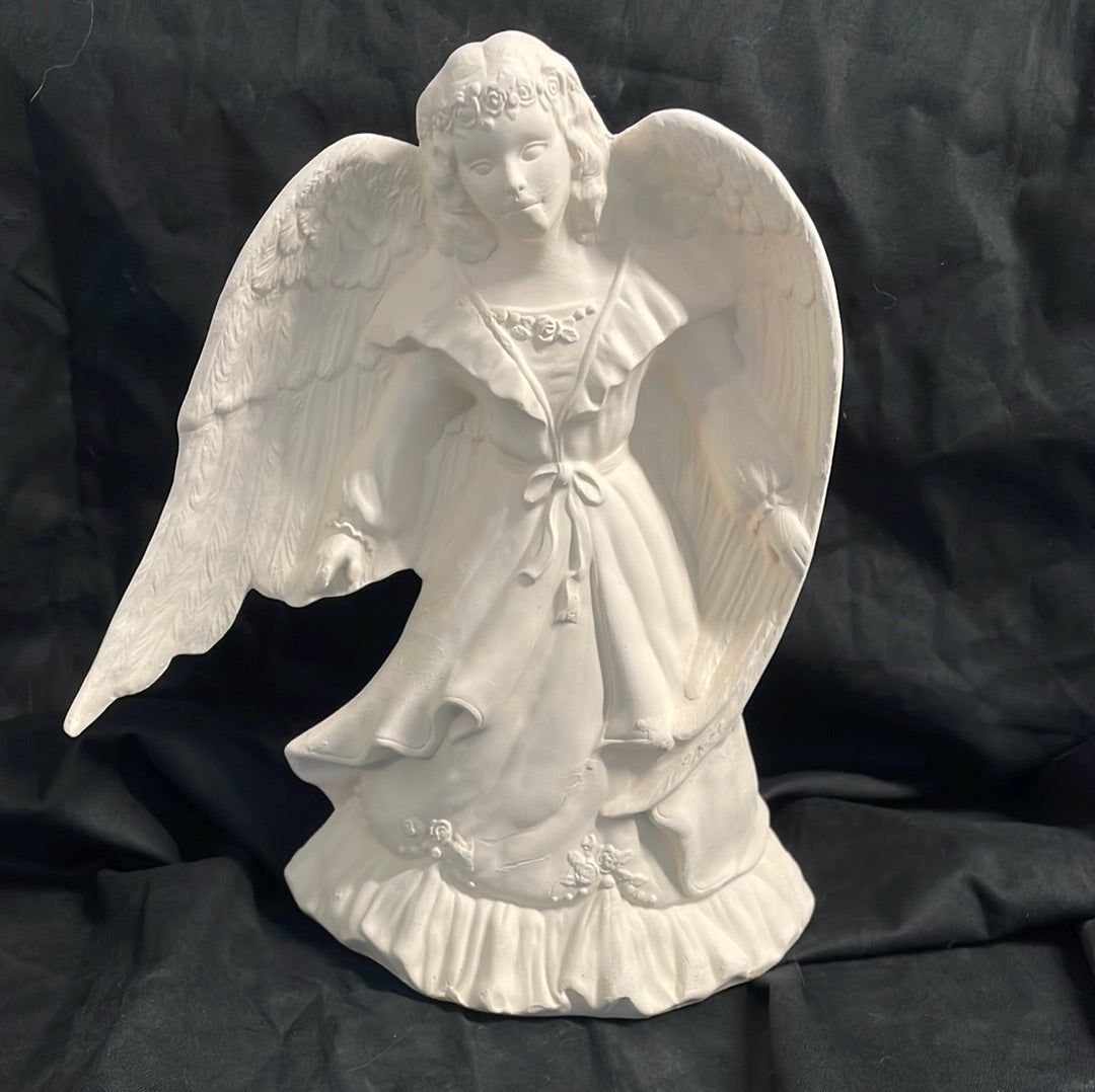 Guardian Angel Ceramic Bisque