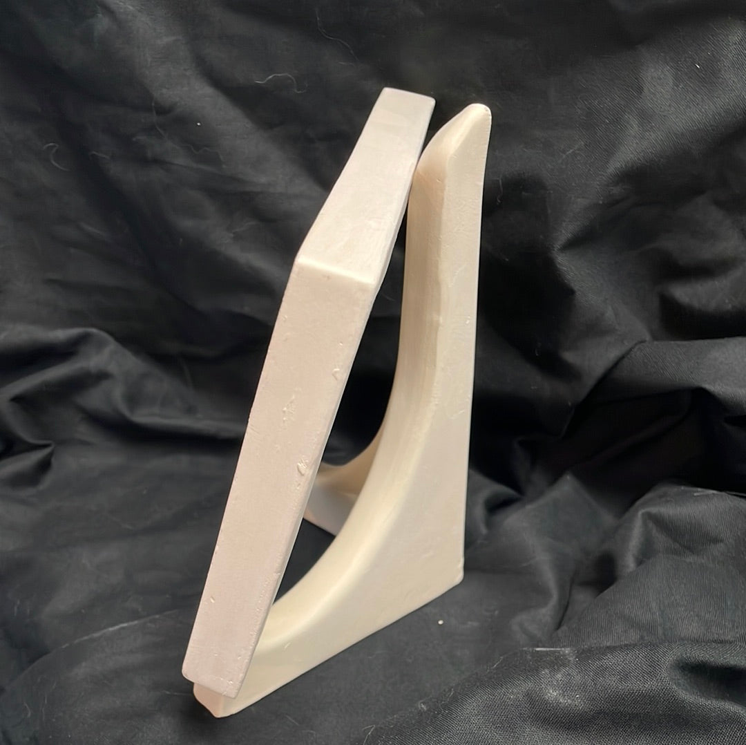 Church PostCard with Easel Ceramic Bisque