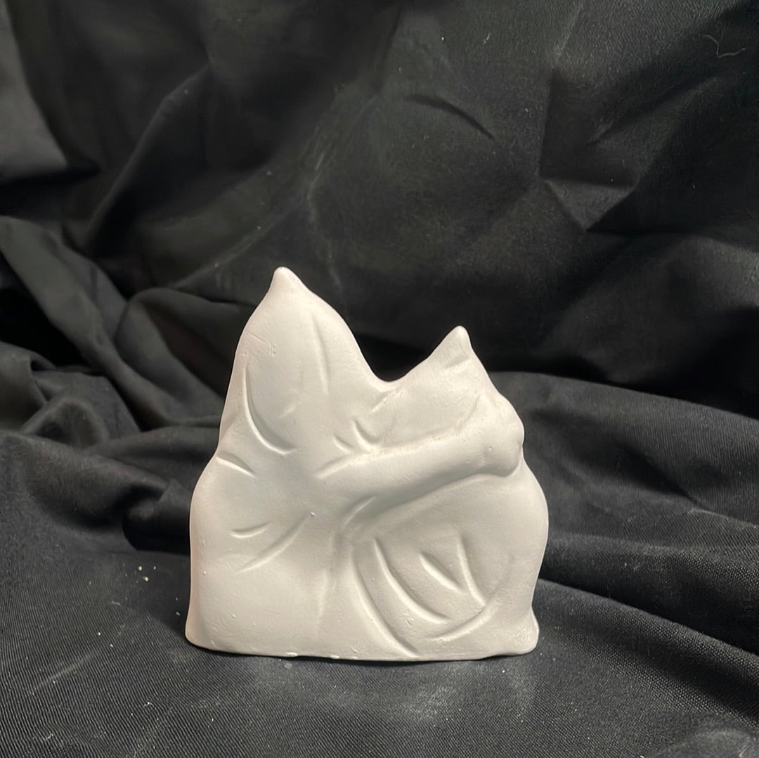 Two Sheet Ghost w/Pumpkin Ceramic Bisque
