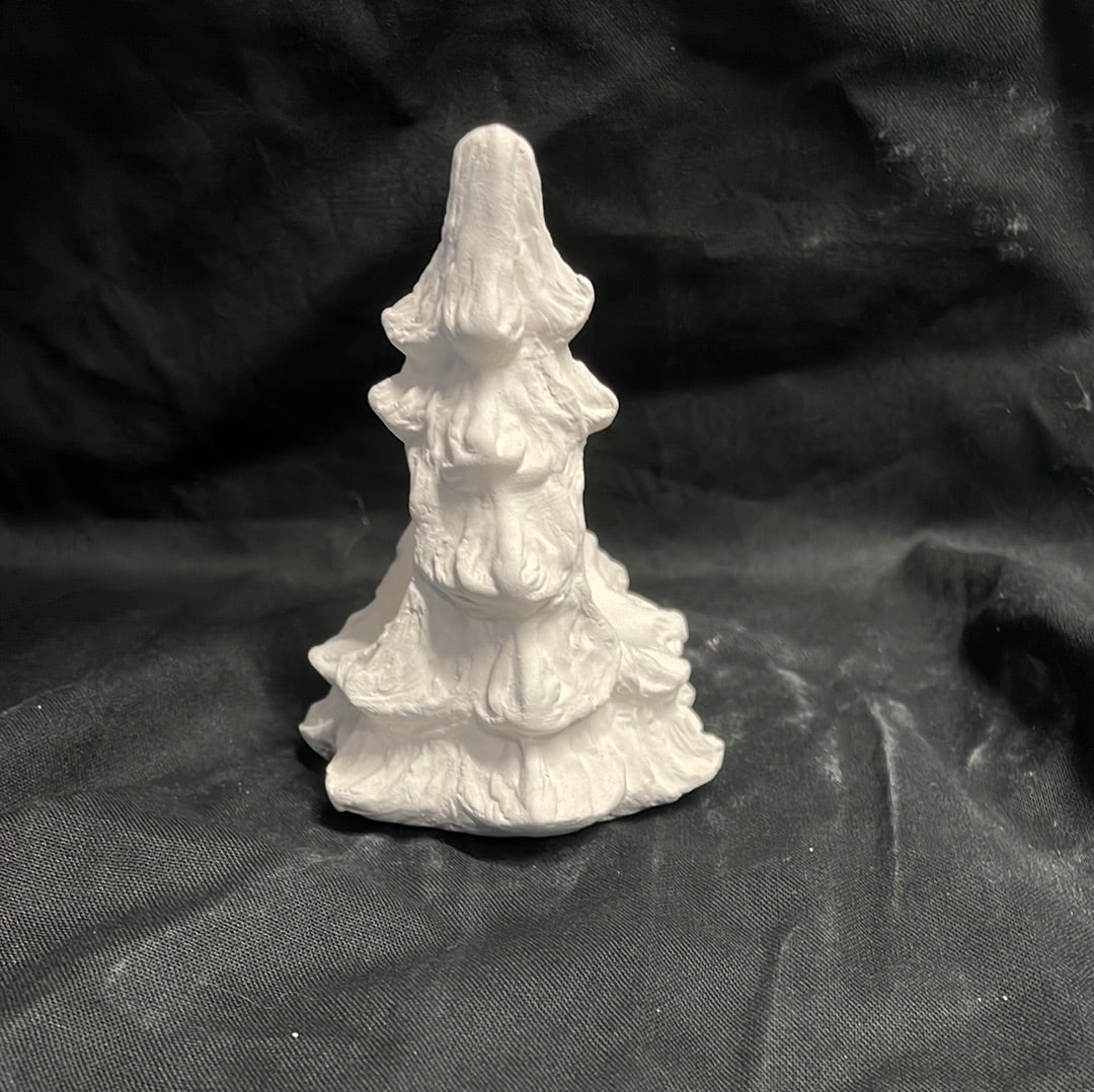 Christmas Tree Napkin Holder Ceramic Bisque