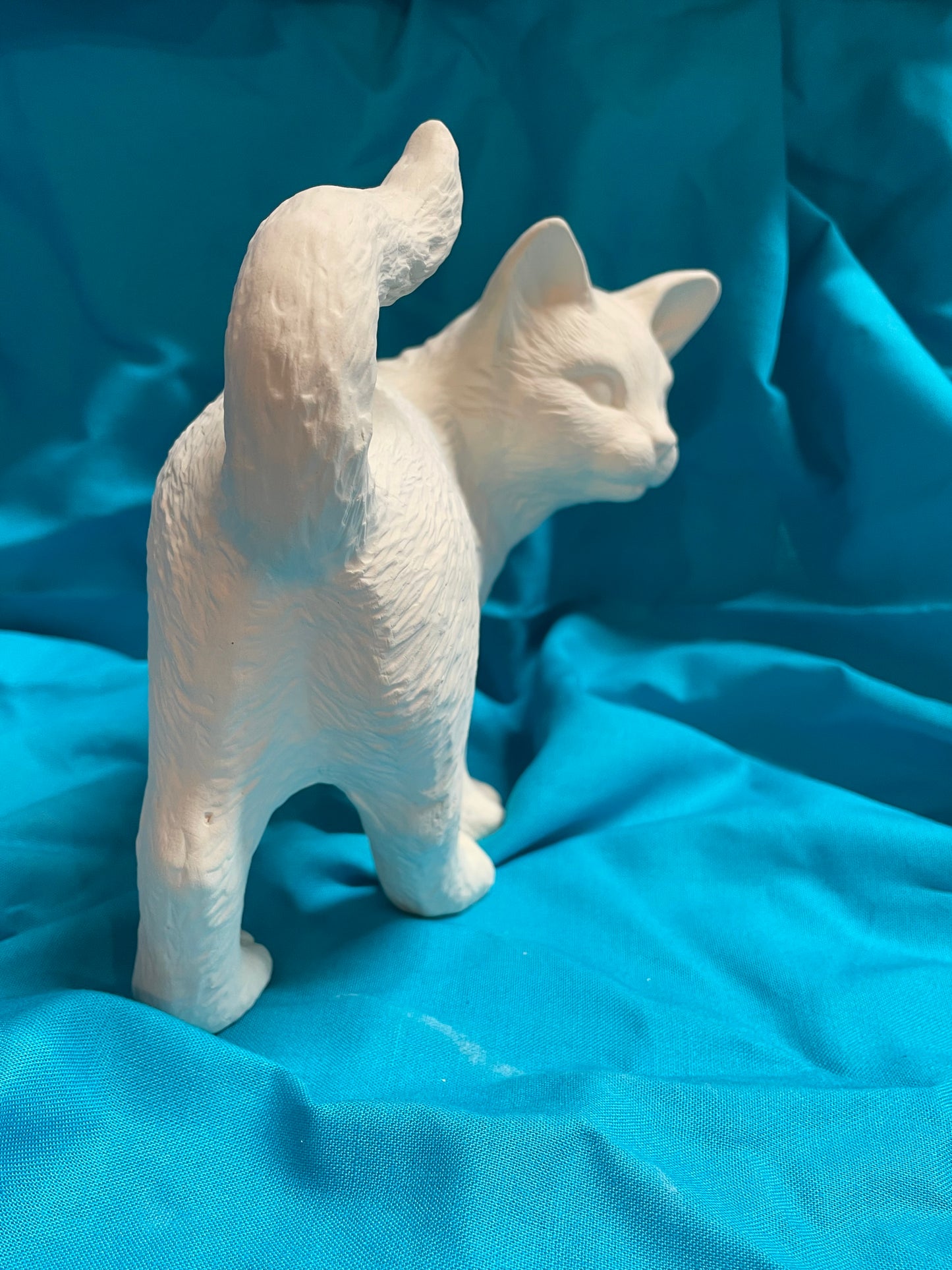 Standing Cat Ceramic Bisque