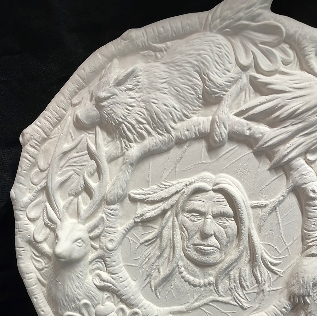 Spirit Circle Ceramic Bisque