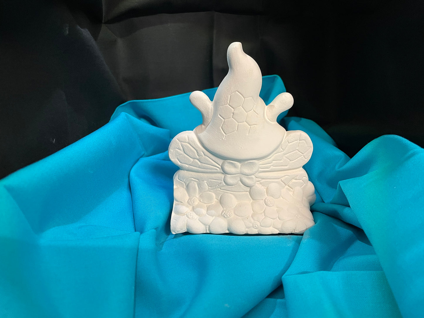 Beehive Gnome Truck Insert Ceramic Bisque
