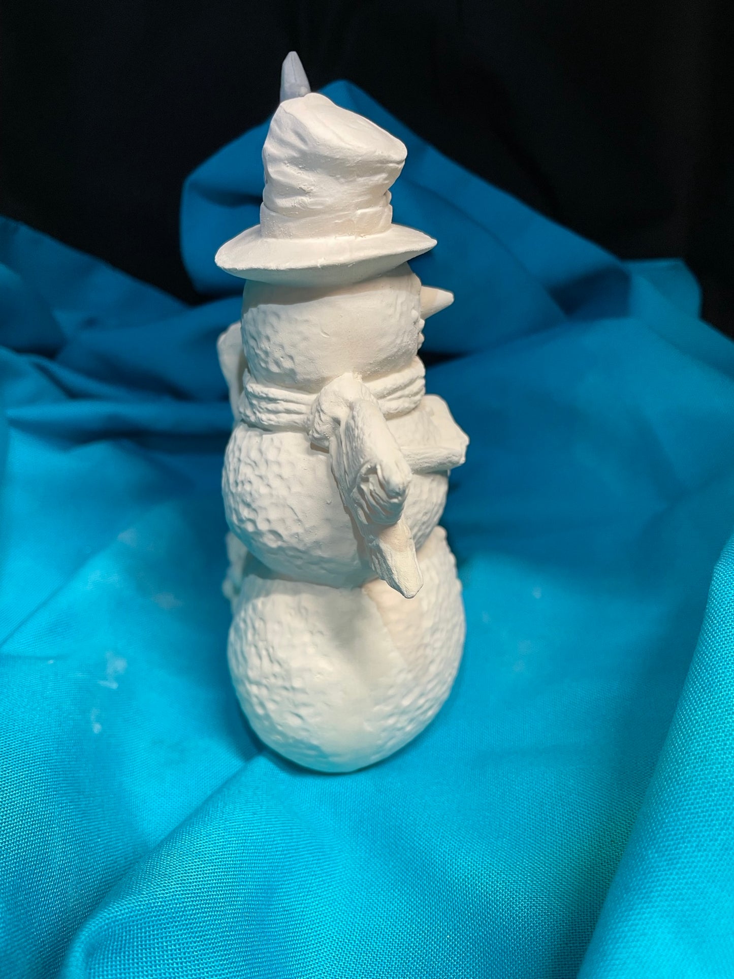 Snowman & Christmas Tree Ceramic Bisque