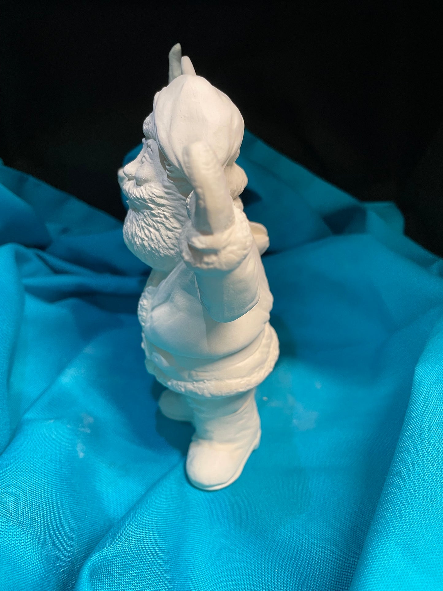 Santa & Reindeer Ceramic Bisque
