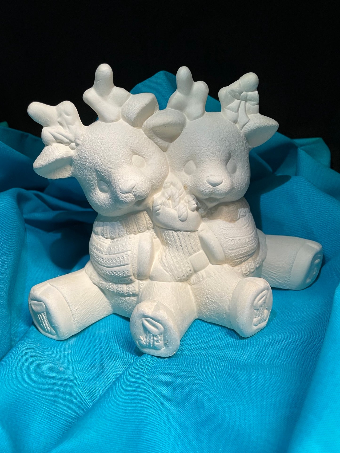 Baby Reindeer Ceramic Bisque