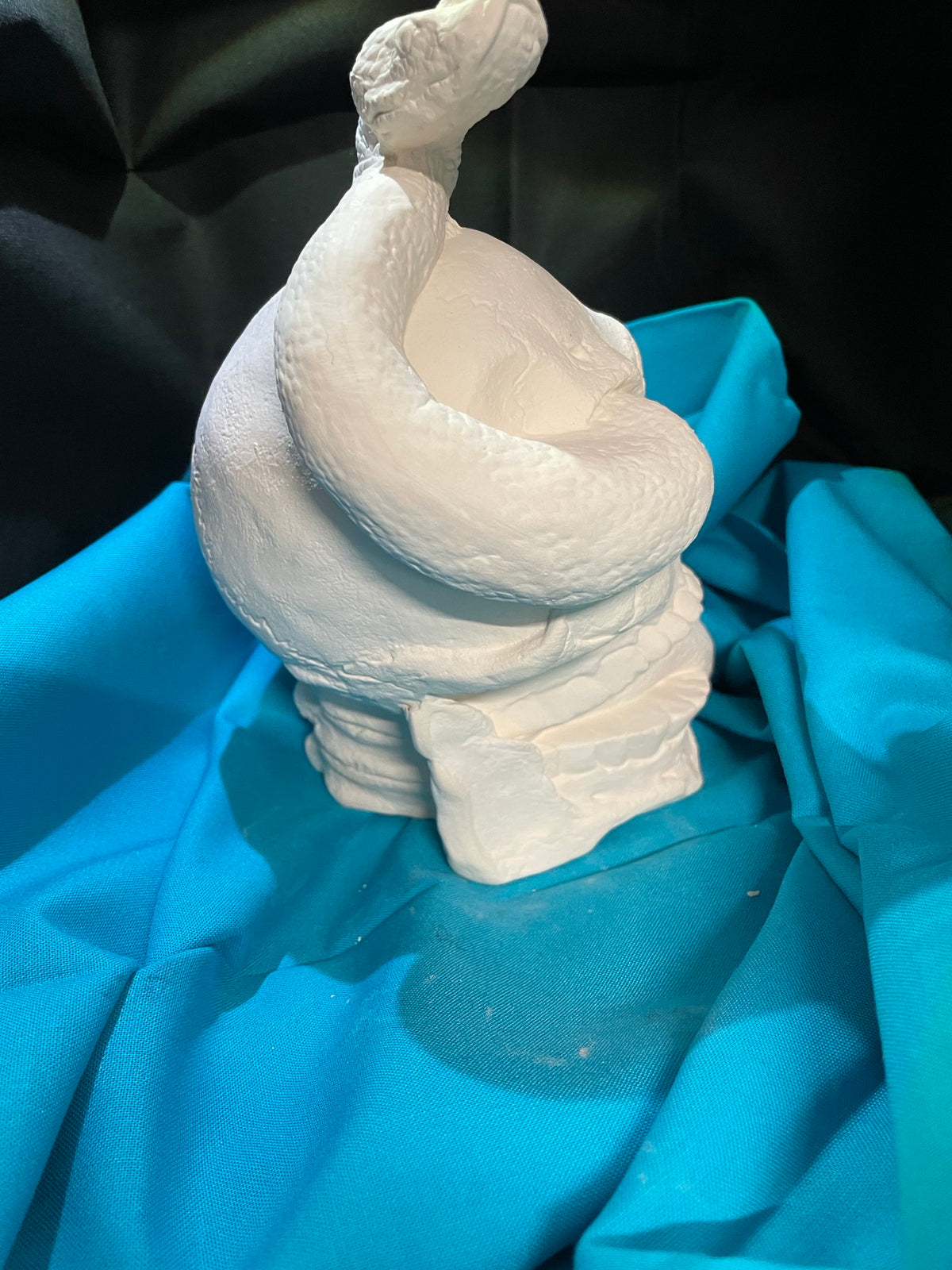 Skull W/Wrapping Snake