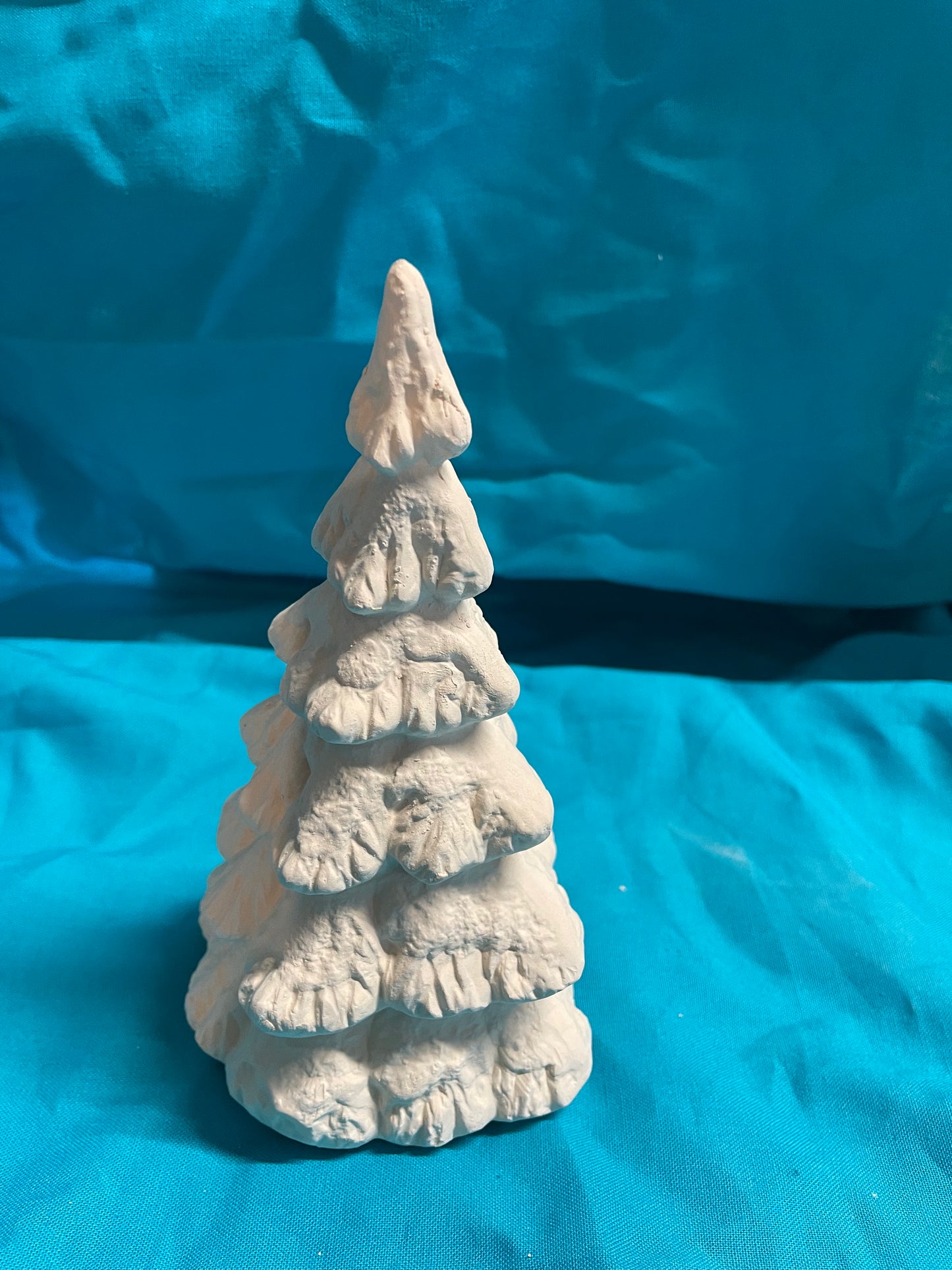 6" Christmas Tree Ceramic Bisque