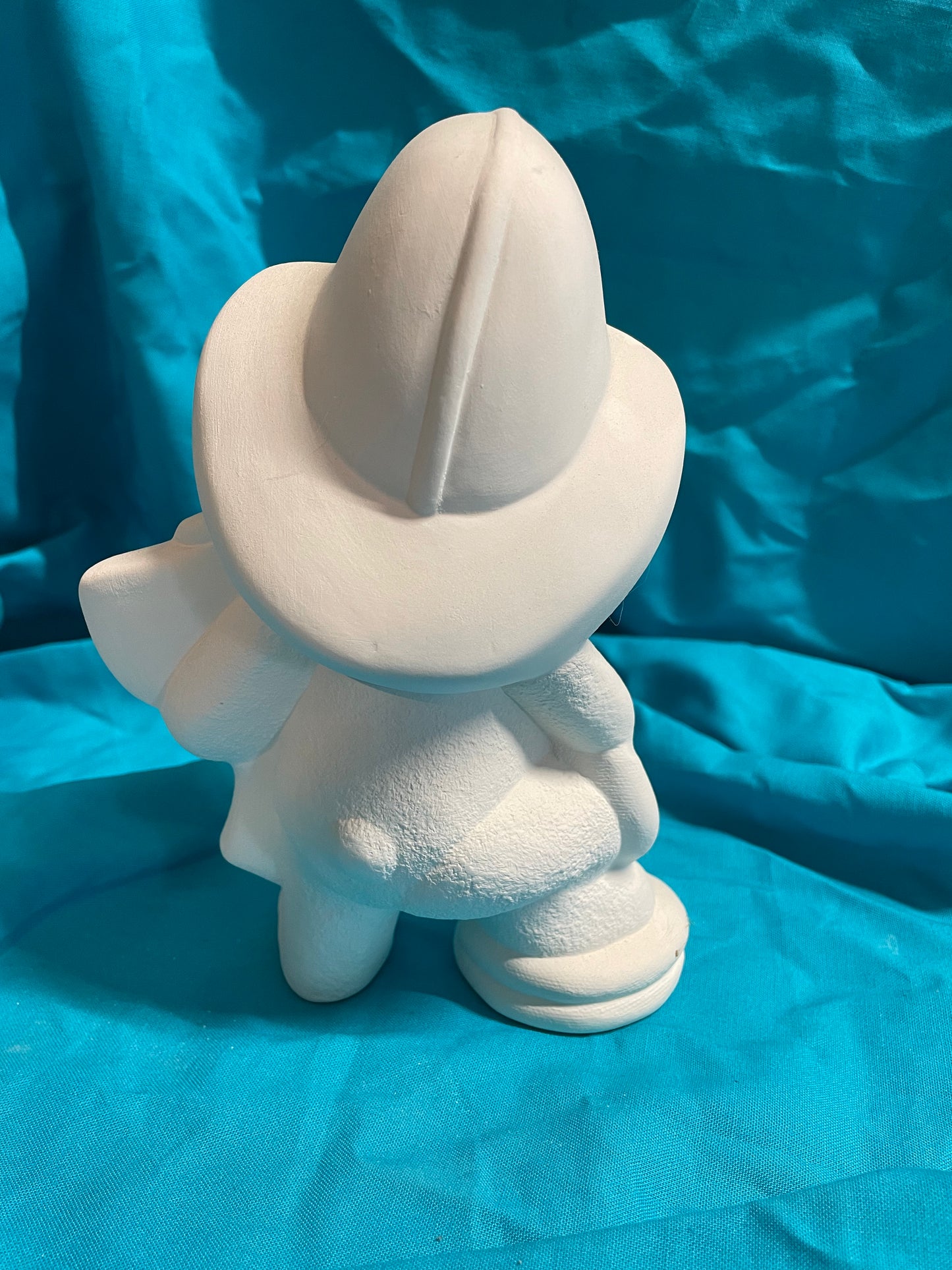 Firefighter Teddy Bear Ceramic Bisque
