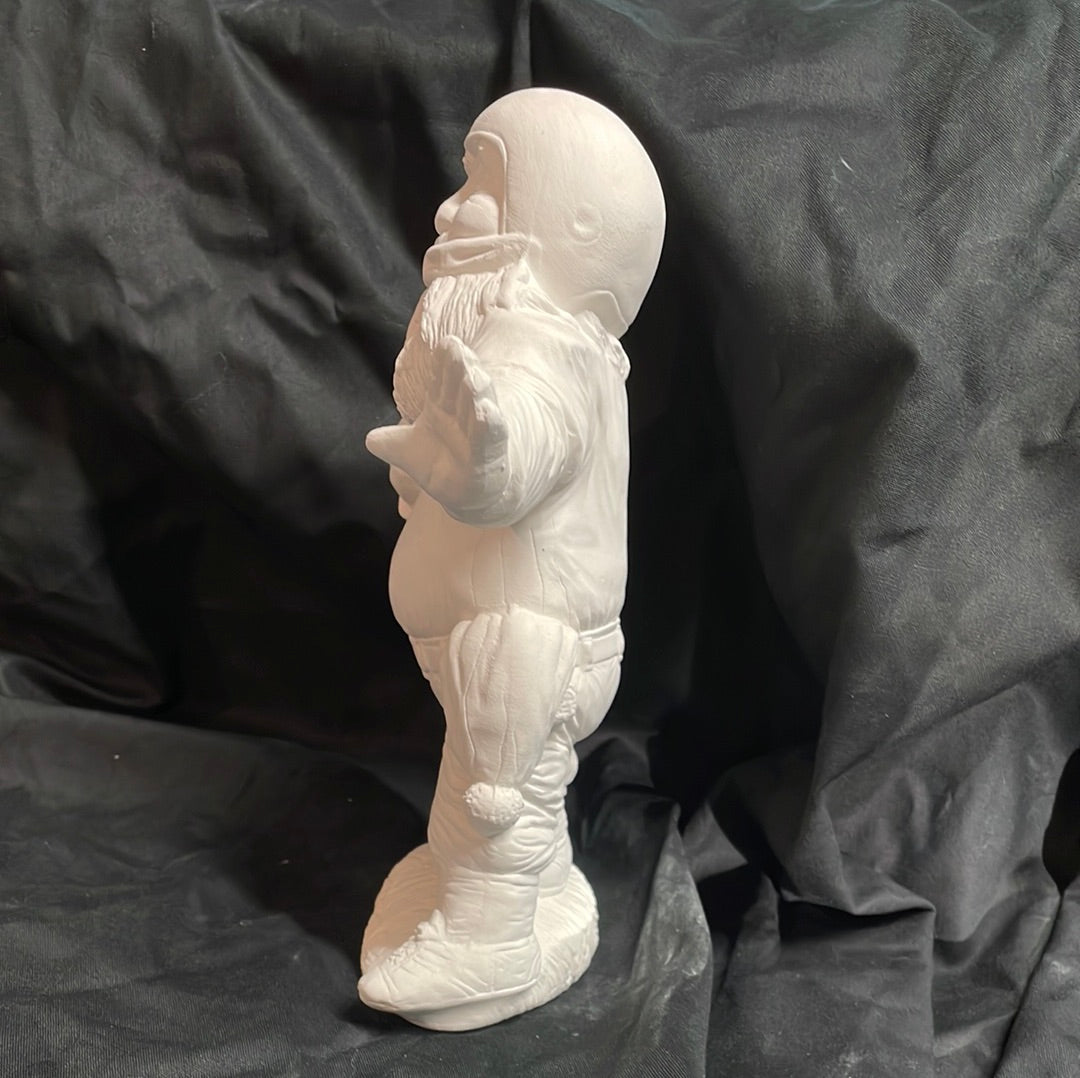 Football Santa Ceramic Bisque