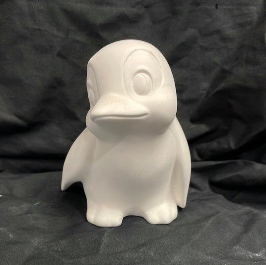 Large Penguin Ceramic Bisque