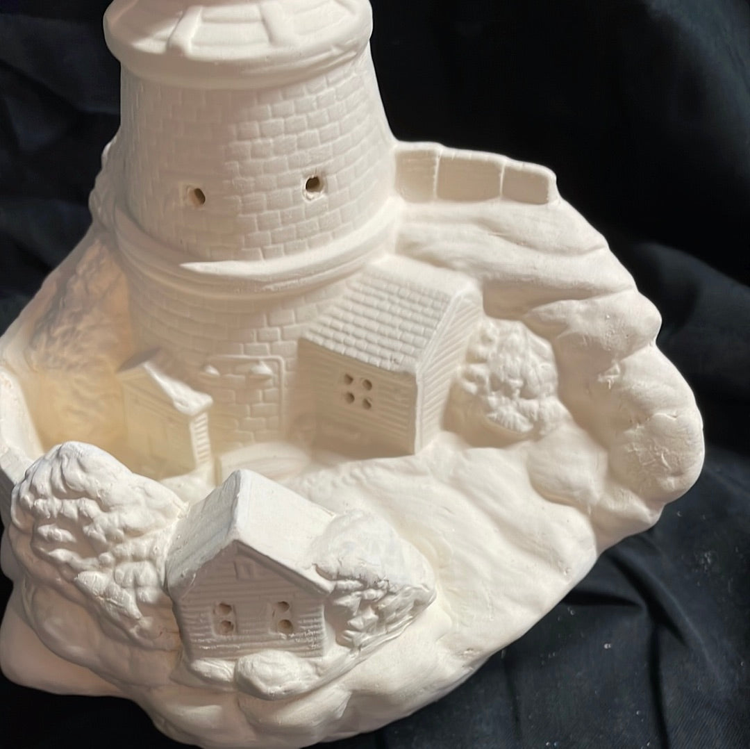 Small Tampa Bay Lighthouse Ceramic Bisque