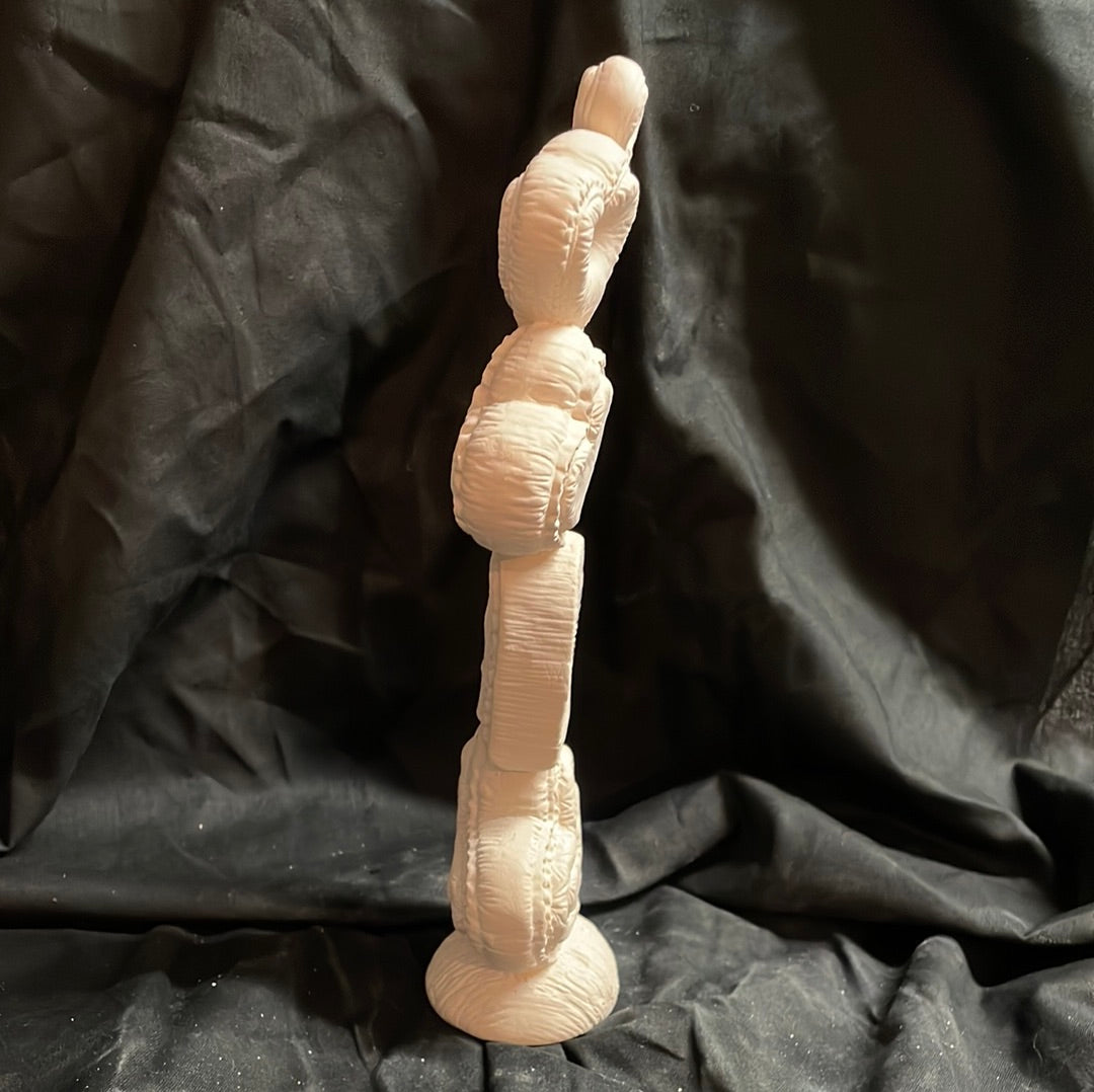 Heart Stack Ceramic Bisque