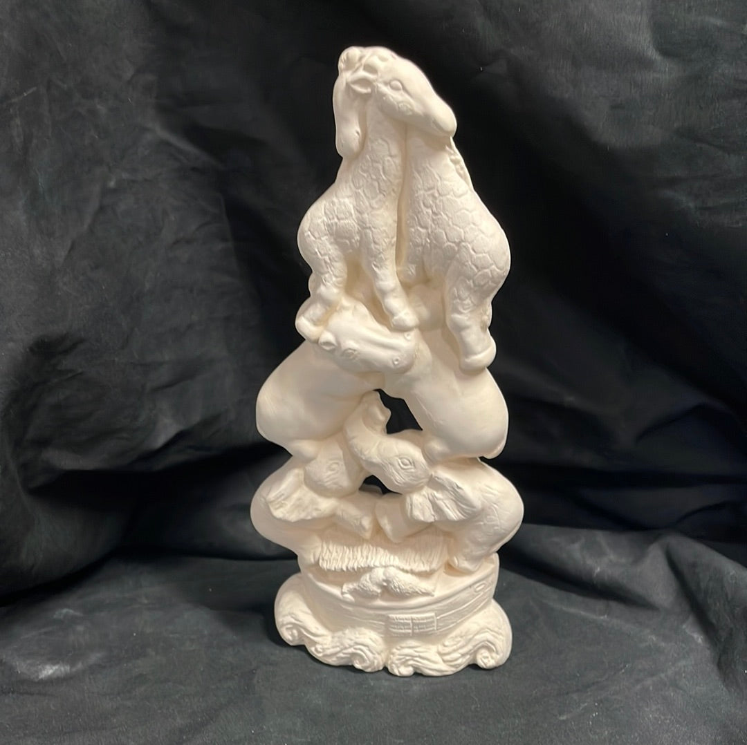 Noah's Ark Stack Ceramic Bisque