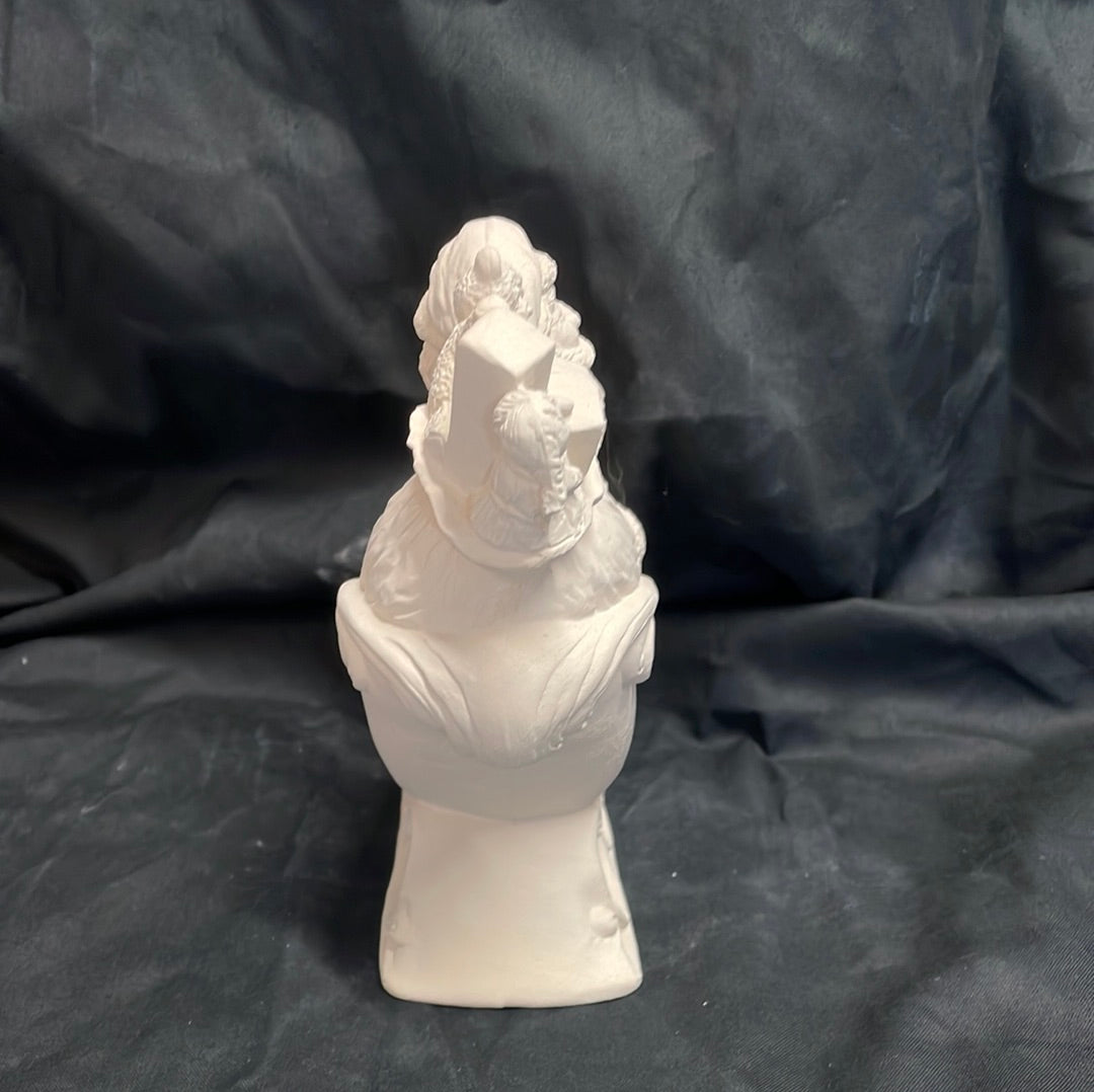 Santa in Sled Ceramic Bisques