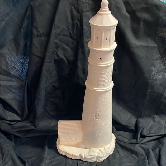 Large Tampa Bay Lighthouse Ceramic Bisque