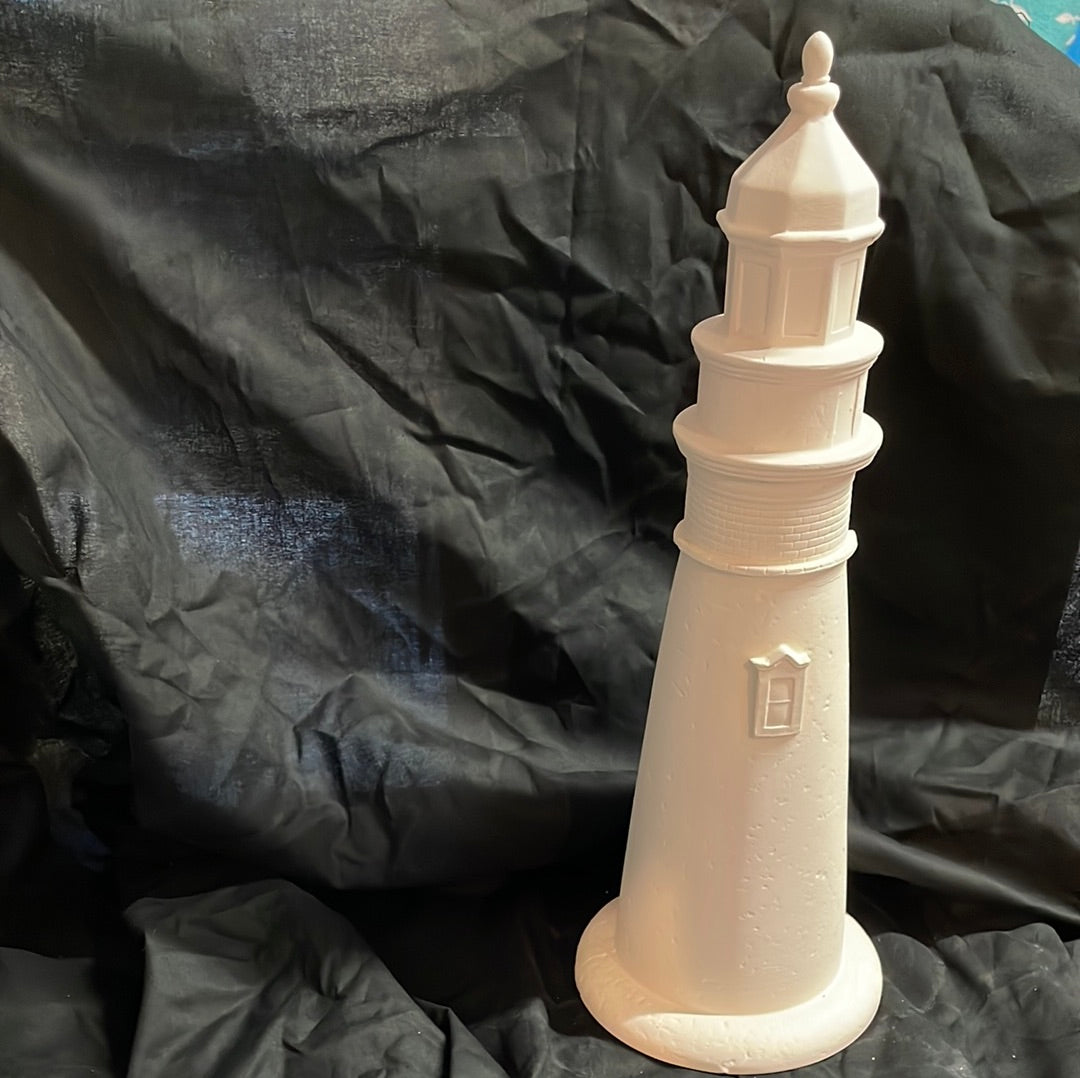 Marblehead LightHouse Ceramic Bisque