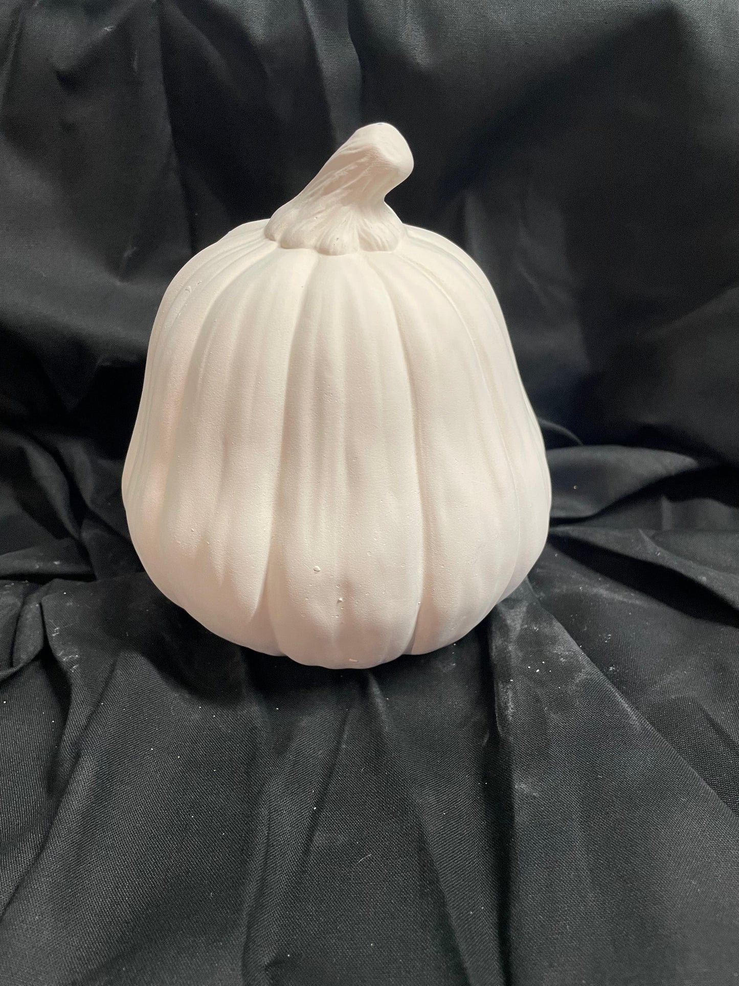 Snarly Face Pumpkin Ceramic Bisque