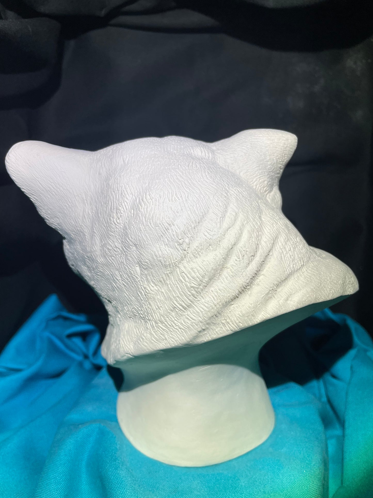 Mountain Lion Head Bust Ceramic Bisque