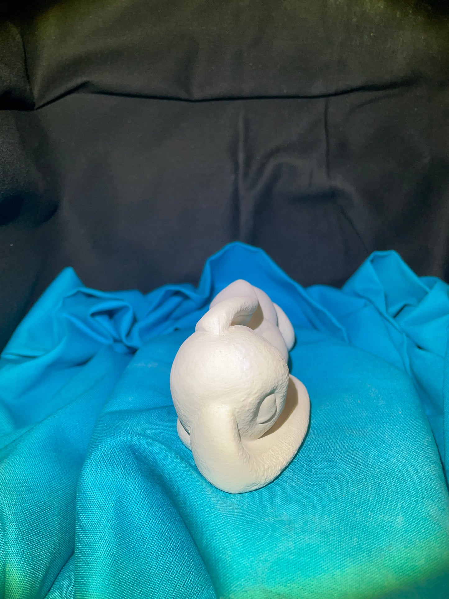 Bunny Sleeping on Side Ceramic Bisque