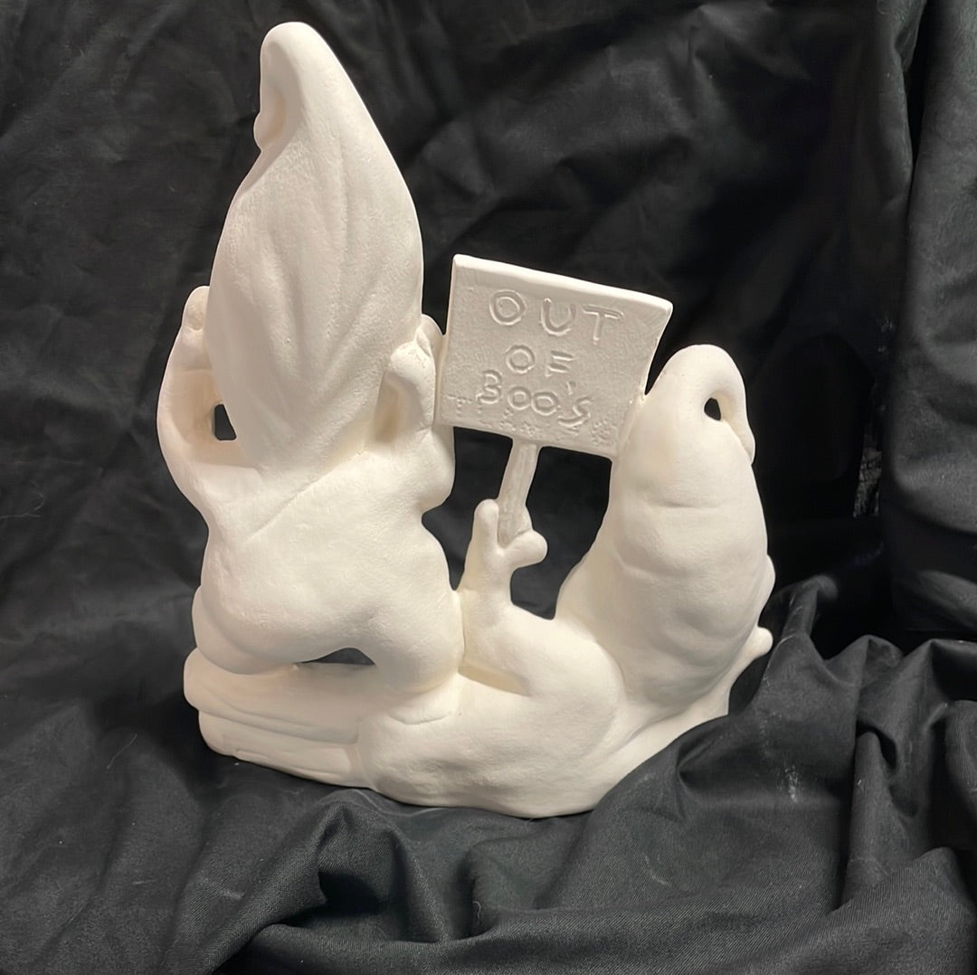 Ghost's Out of Boo's Ceramic Bisque