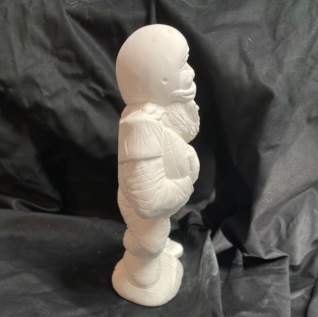 Football Santa Ceramic Bisque