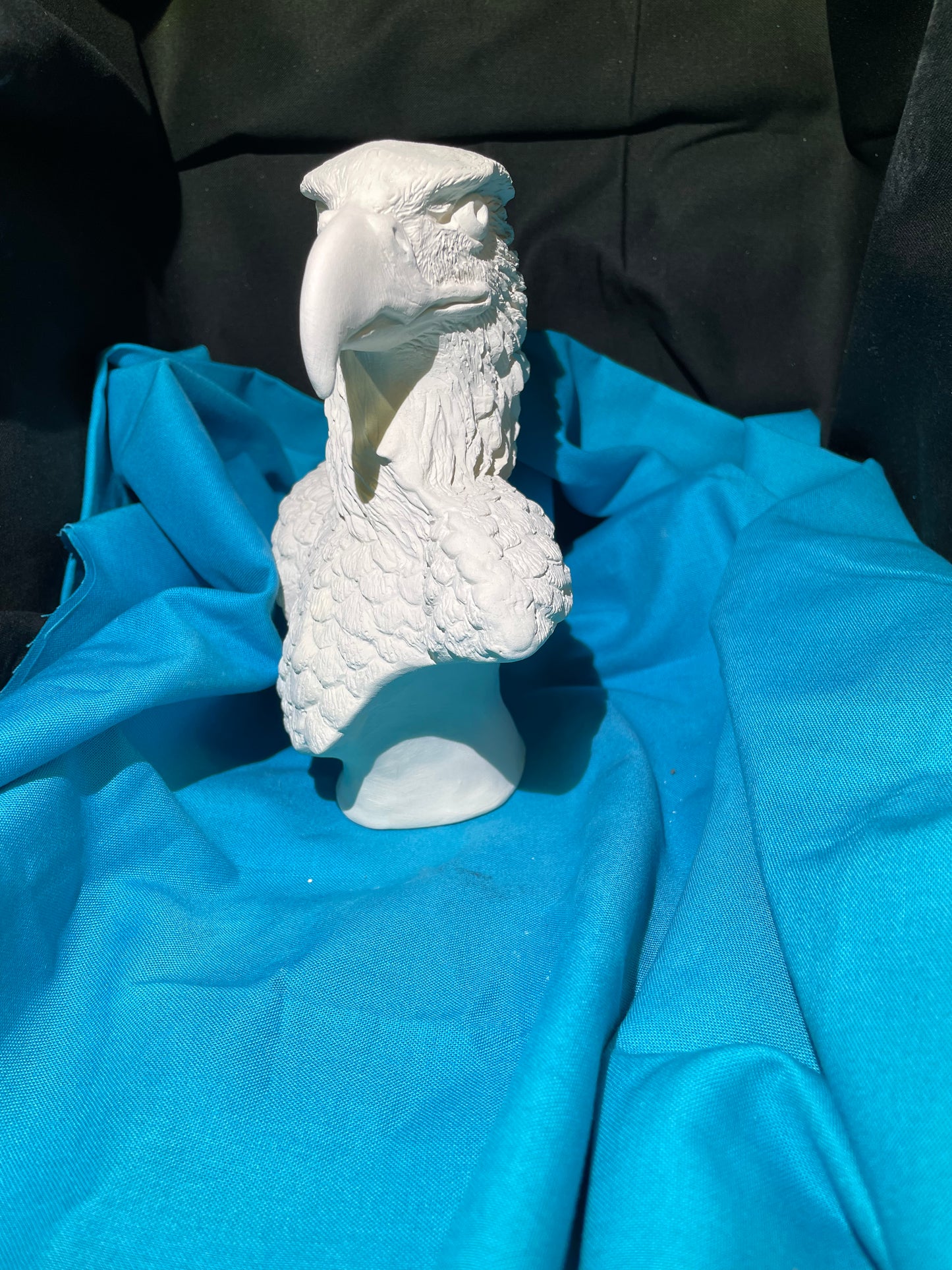 Life Like Eagle Bust Ceramic Bisque