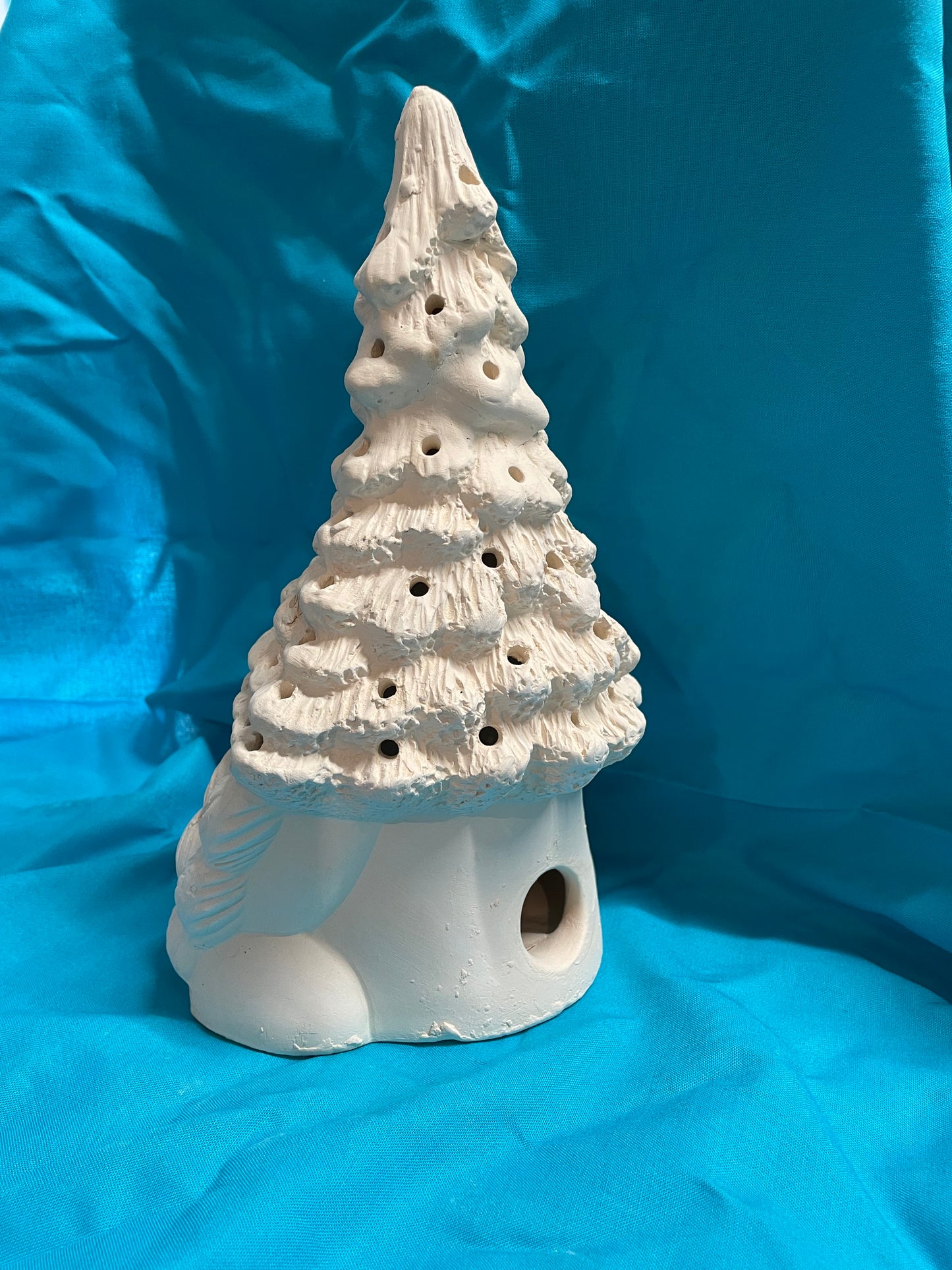 Girl Gnome w/Tree Ceramic Bisque
