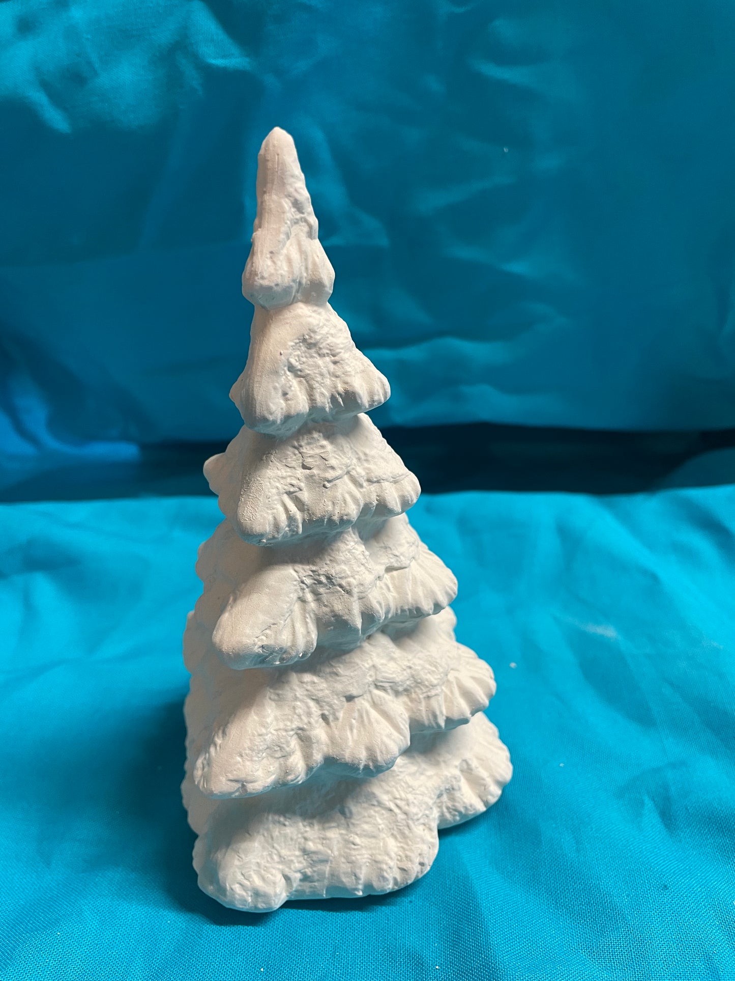 6" Christmas Tree Ceramic Bisque