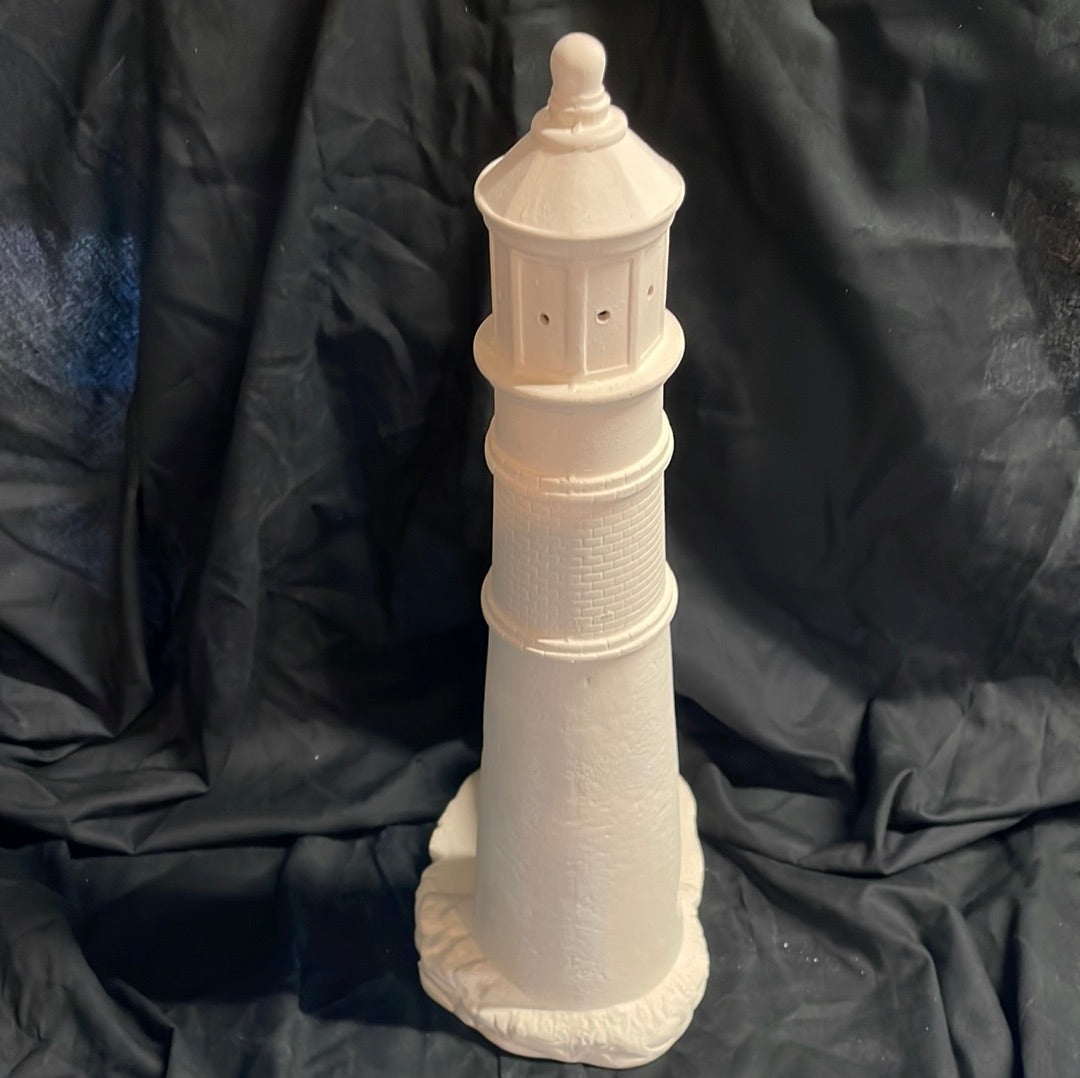 Large Tampa Bay Lighthouse Ceramic Bisque