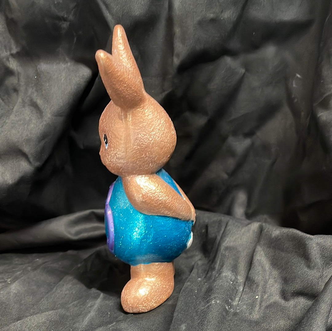 Standing Easter Egg Bunny Painted and Finished