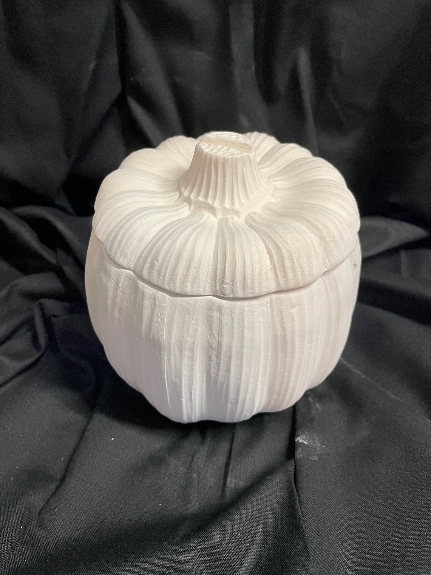 Medium Pumpkin Jar Ceramic Bisque