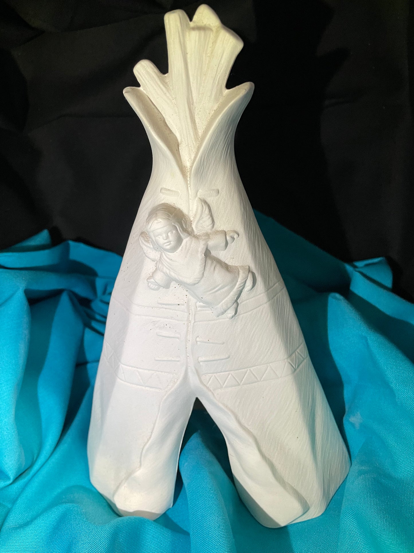 Tepee Tent Ceramic Bisque
