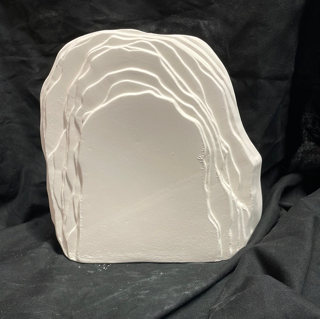Plain Medium Rock Ceramic Bisque